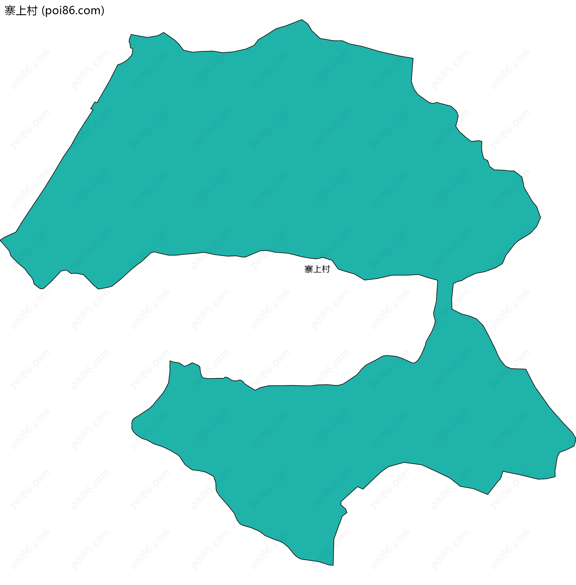 寨上村边界地图