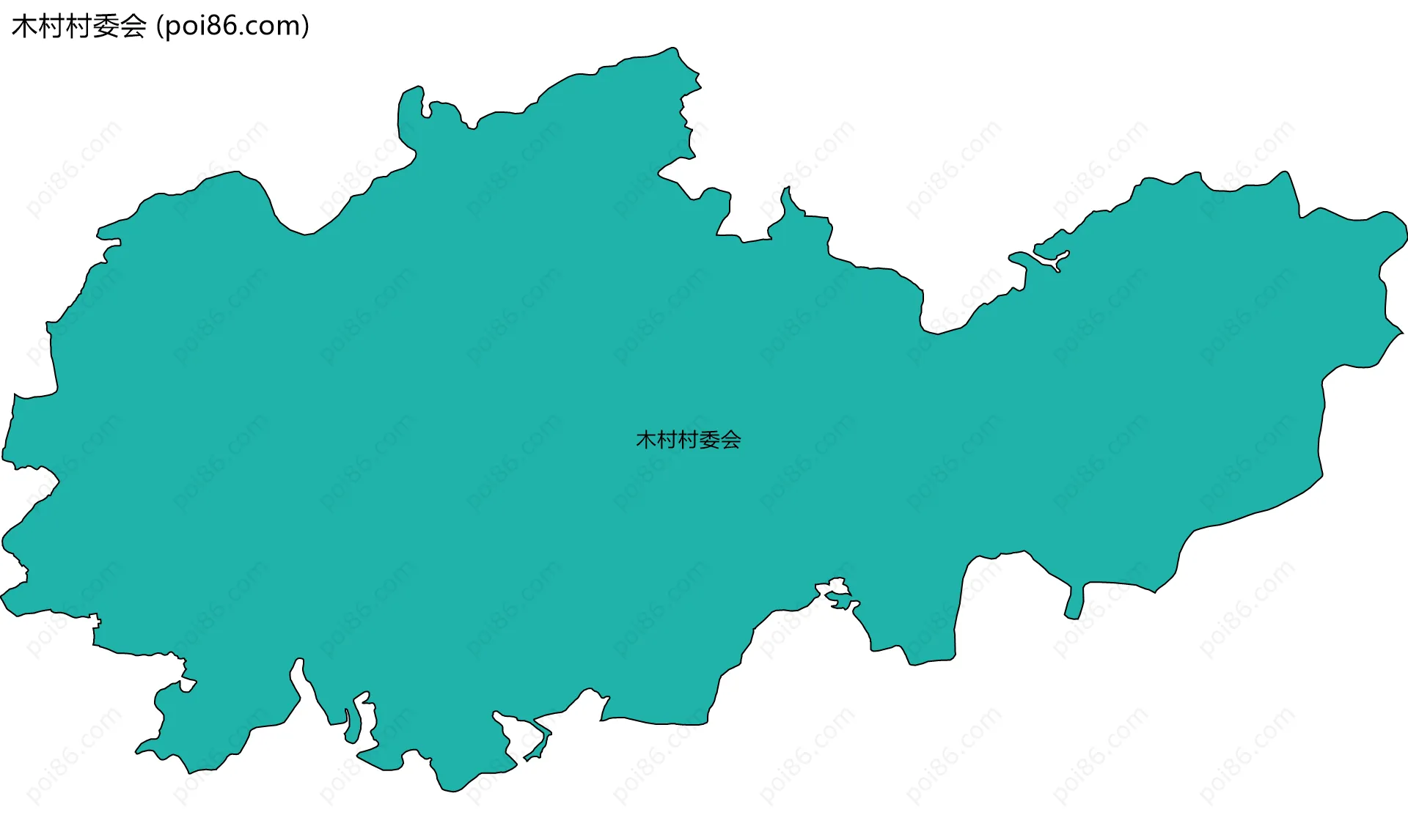 木村村委会边界地图