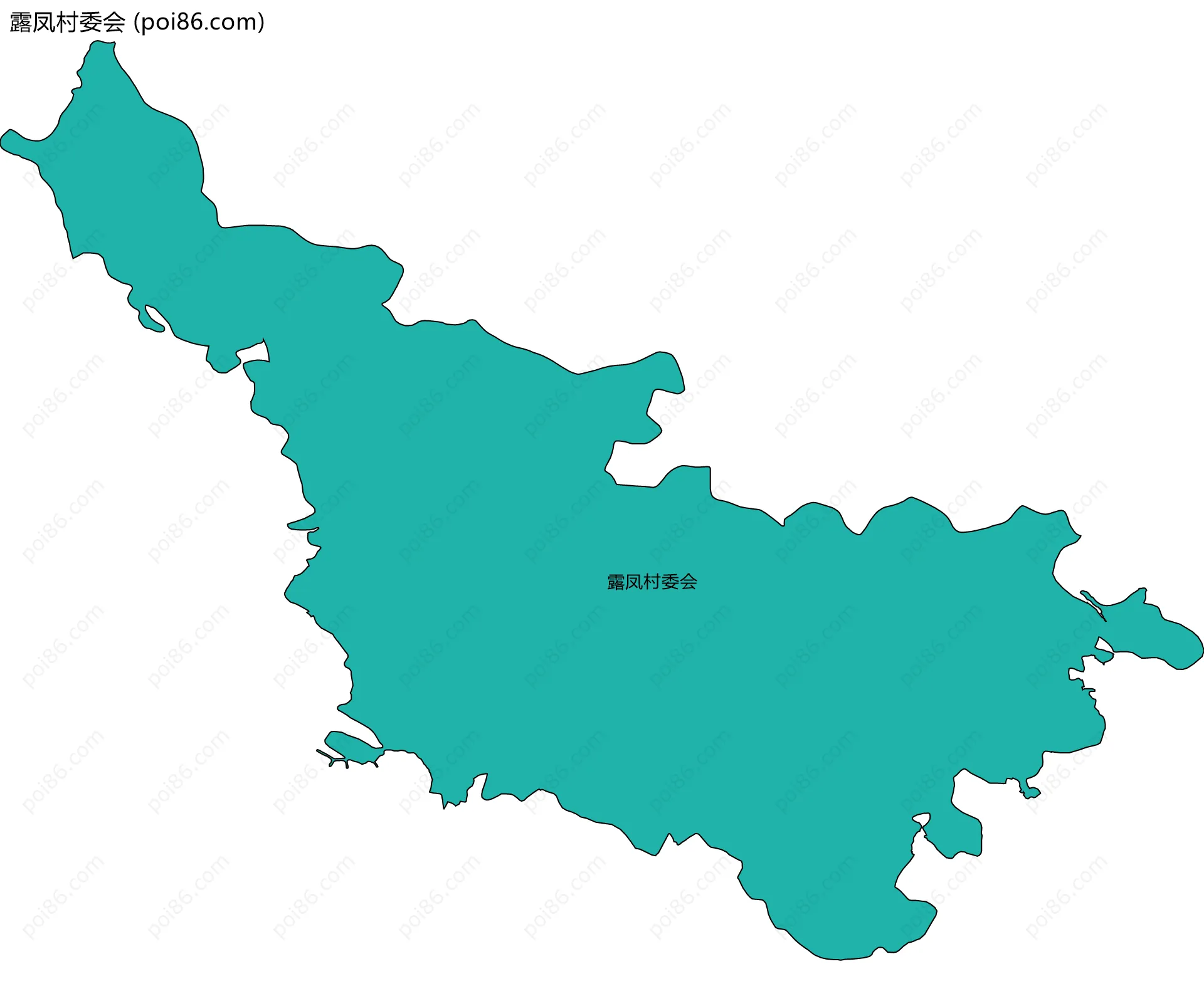 露凤村委会边界地图