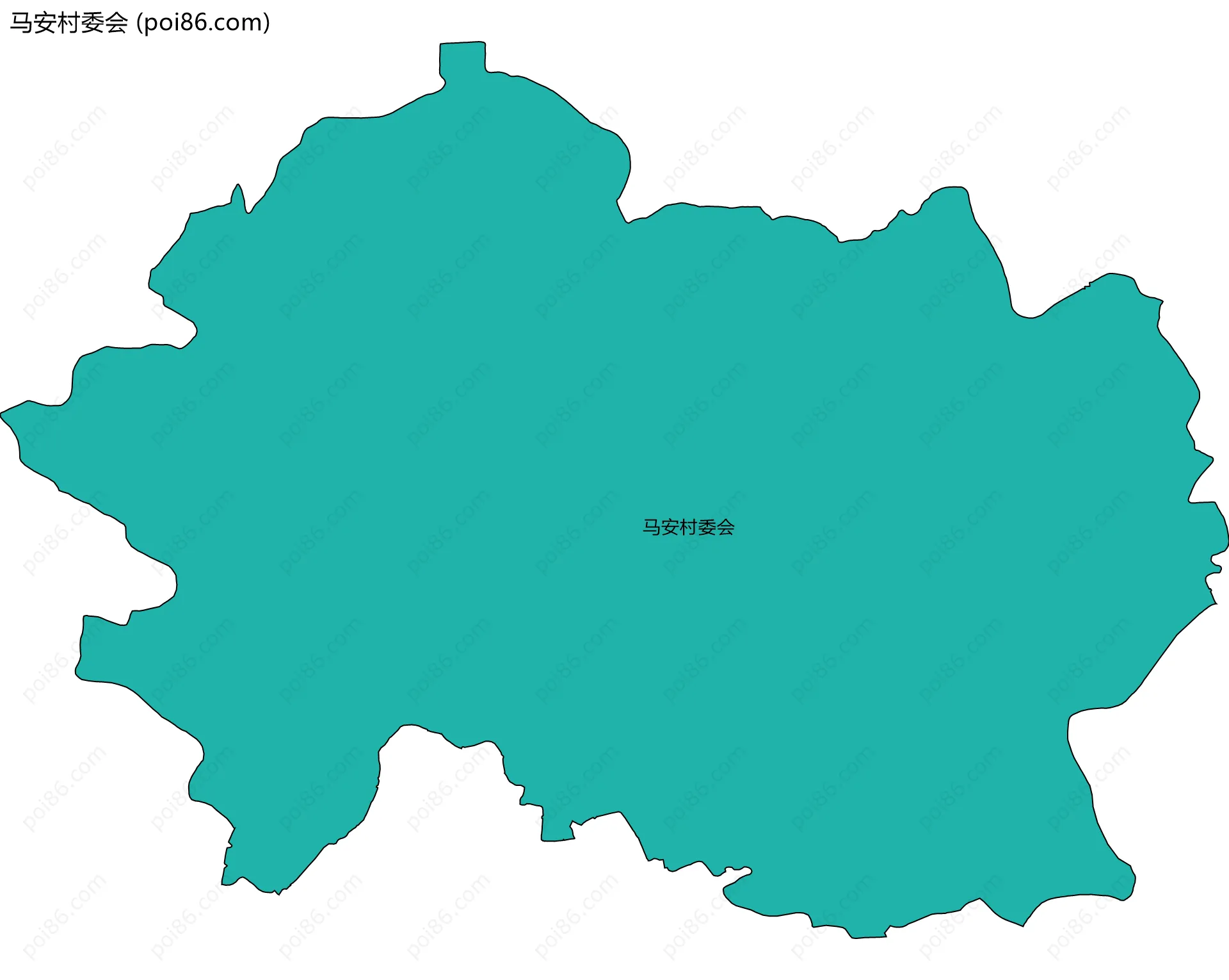 马安村委会边界地图