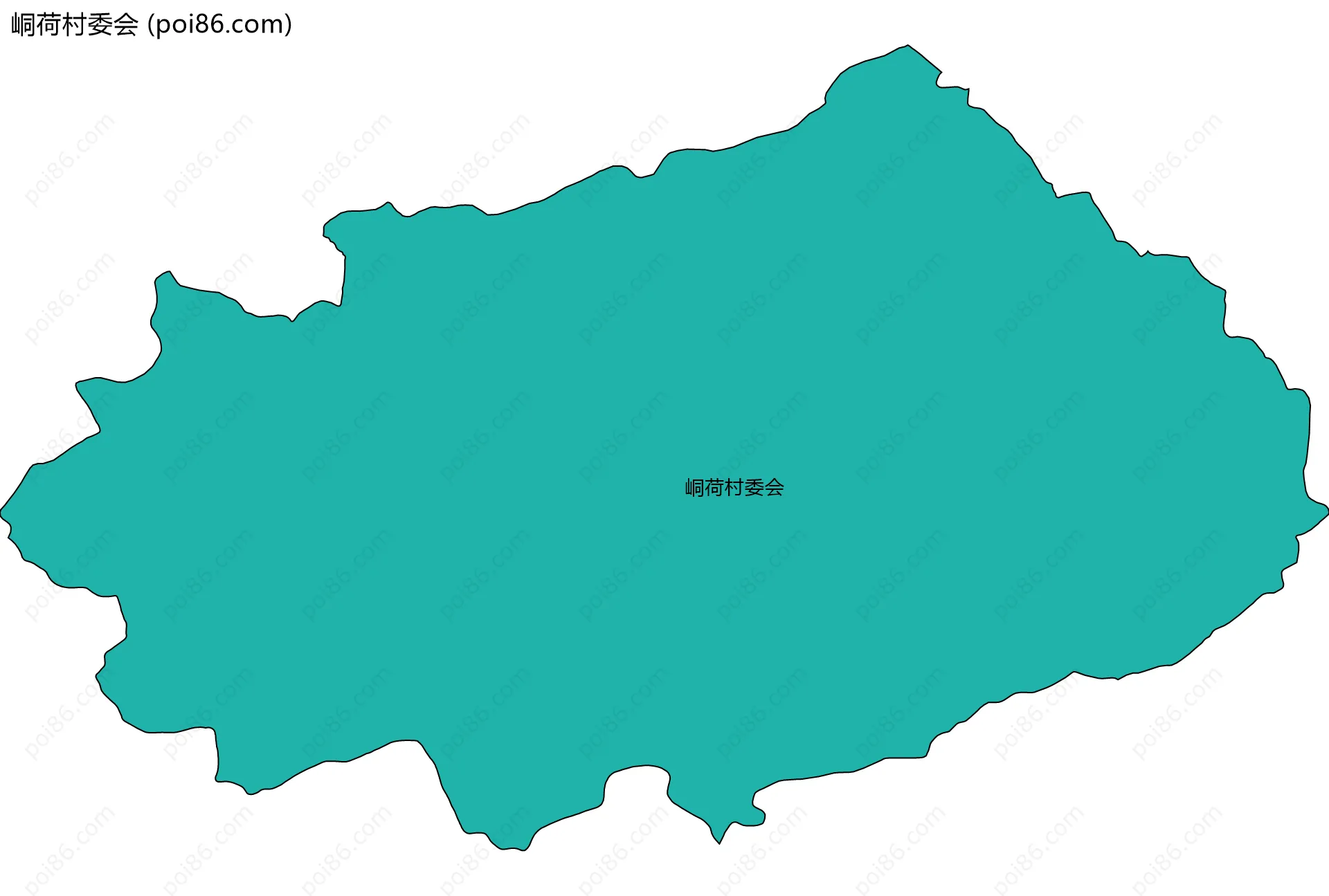 峒荷村委会边界地图