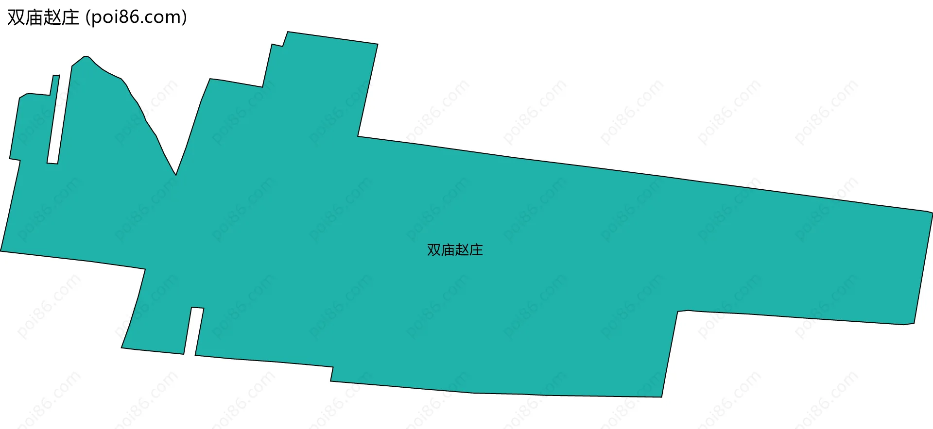 双庙赵庄边界地图