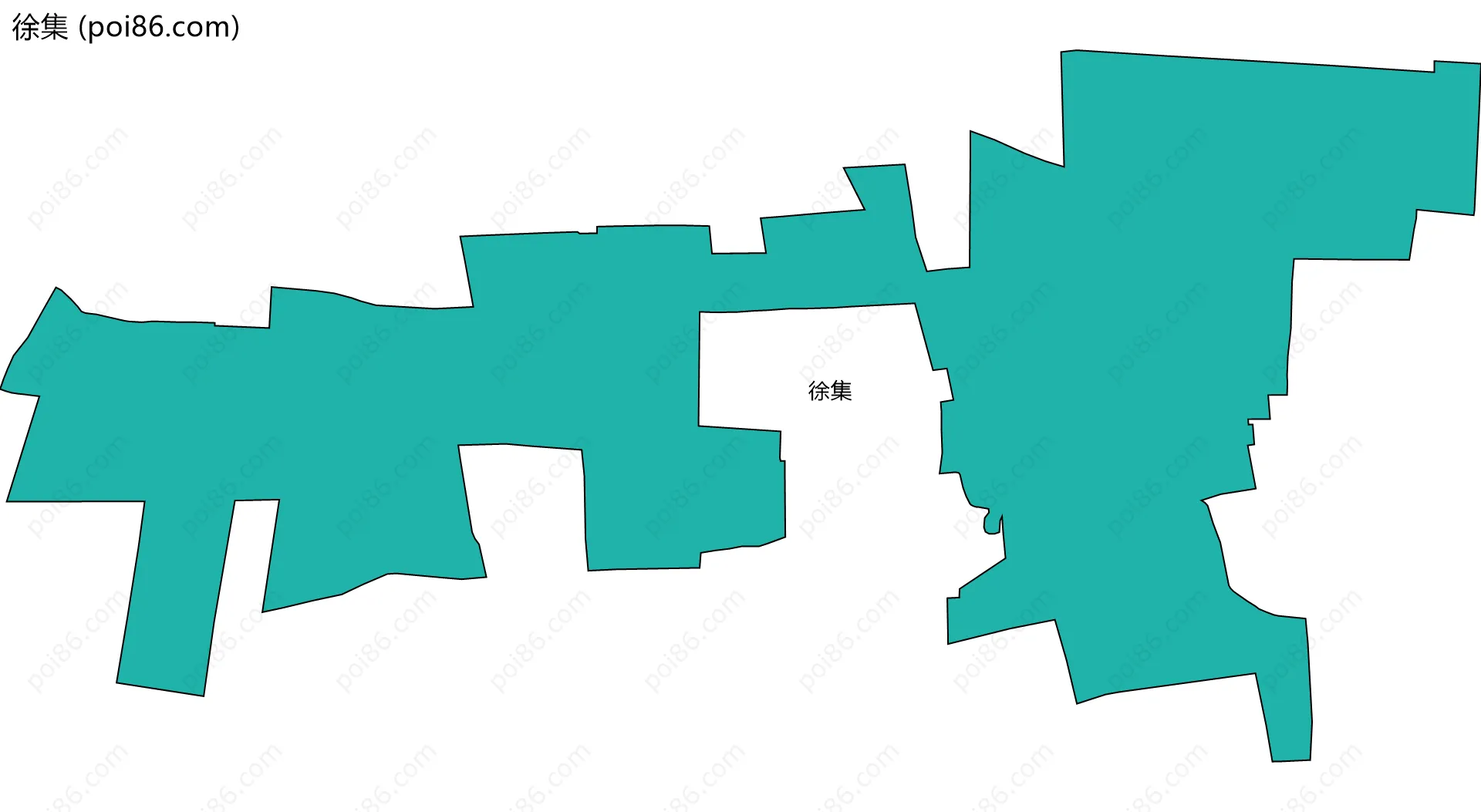 徐集边界地图