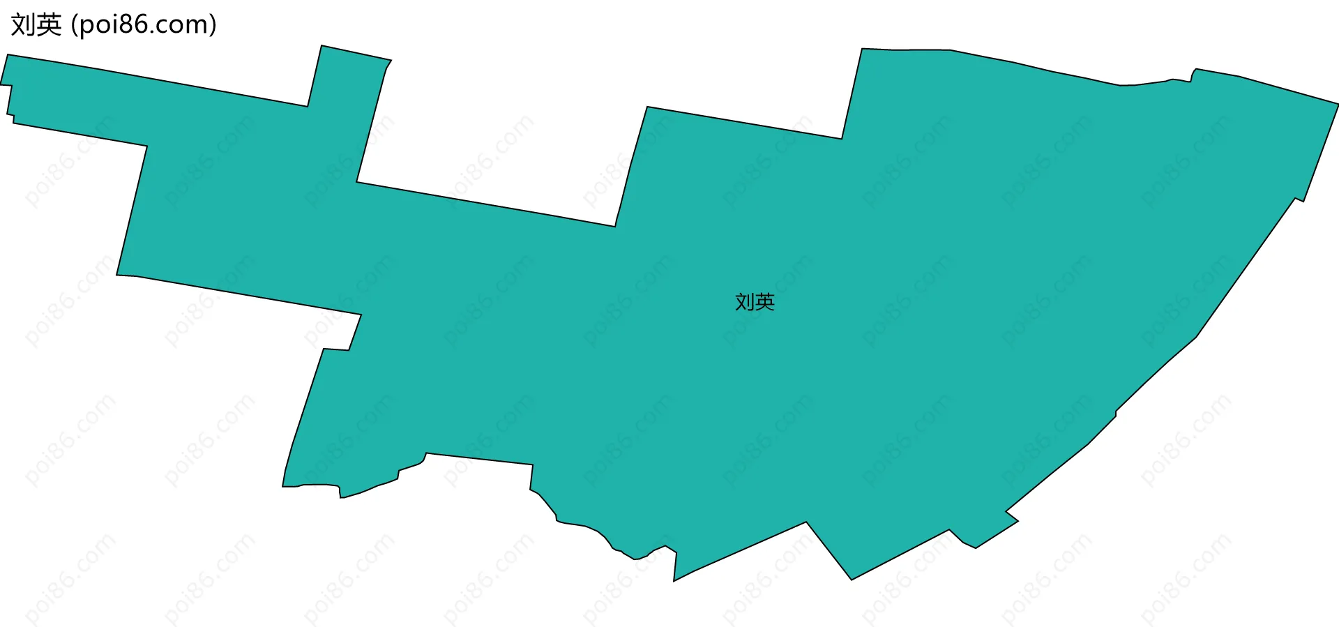 刘英边界地图