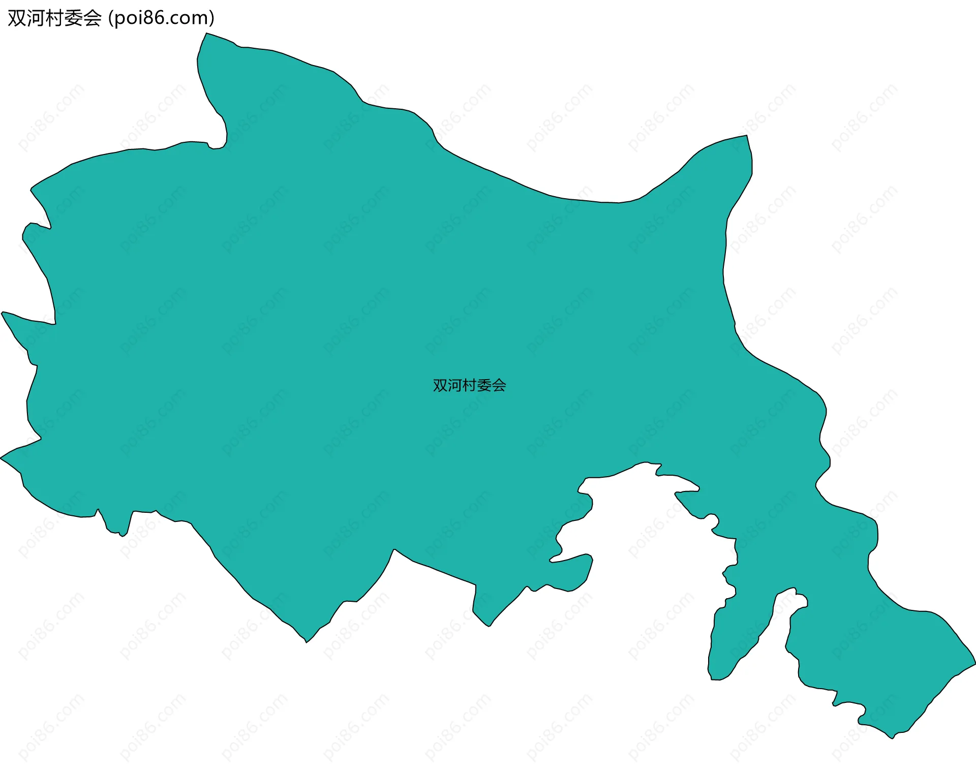 双河村委会边界地图