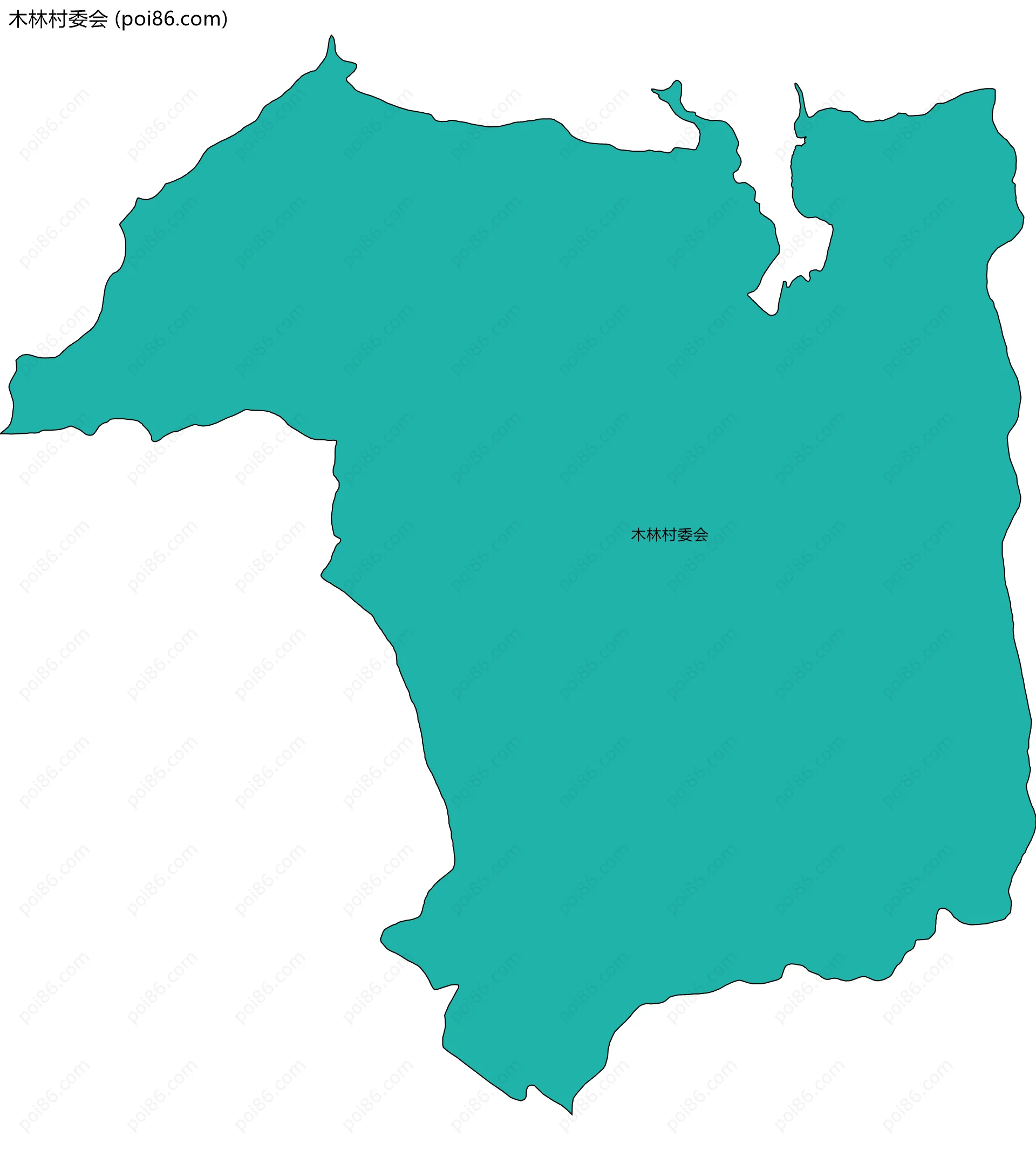 木林村委会边界地图