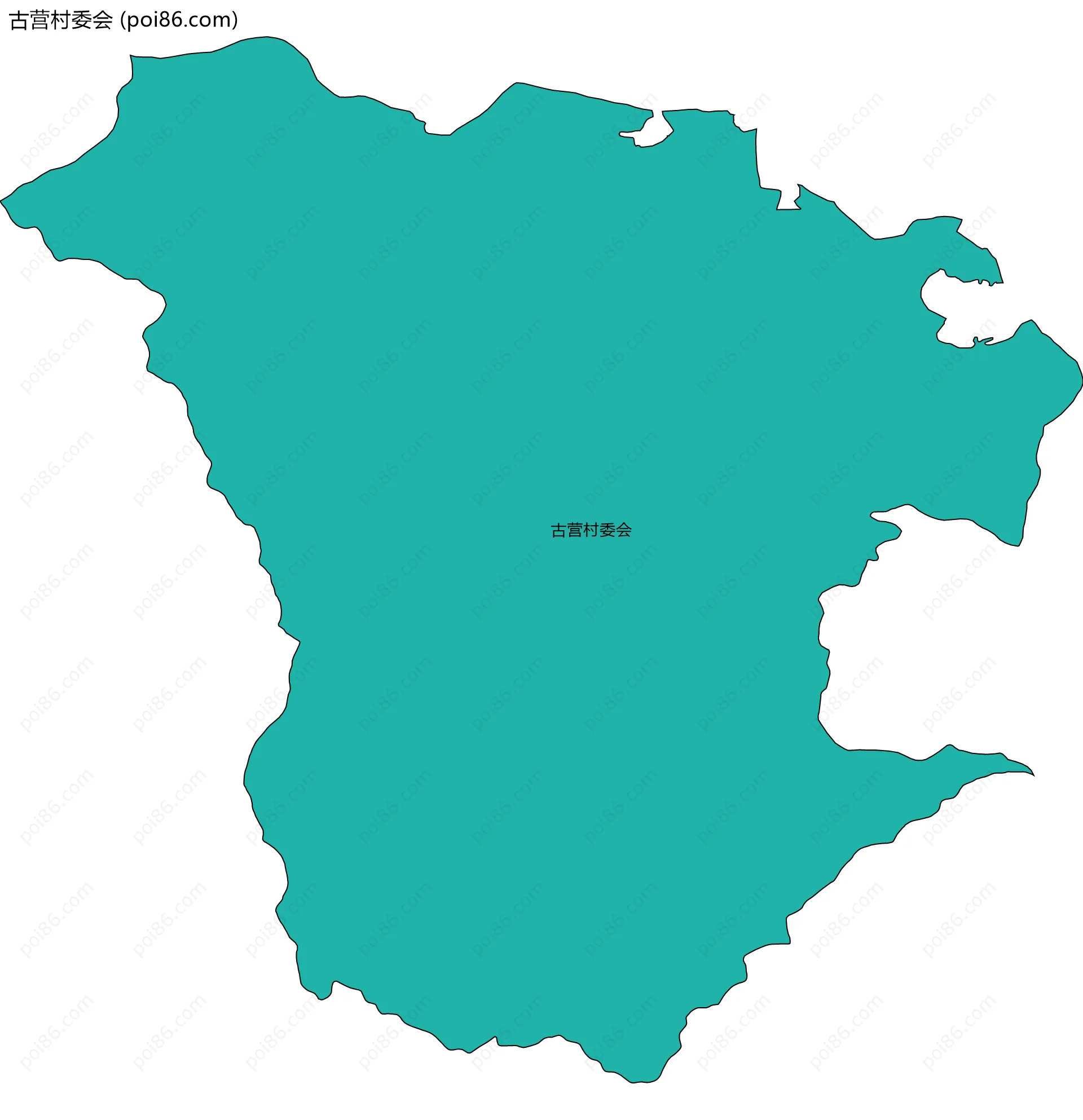 古营村委会边界地图