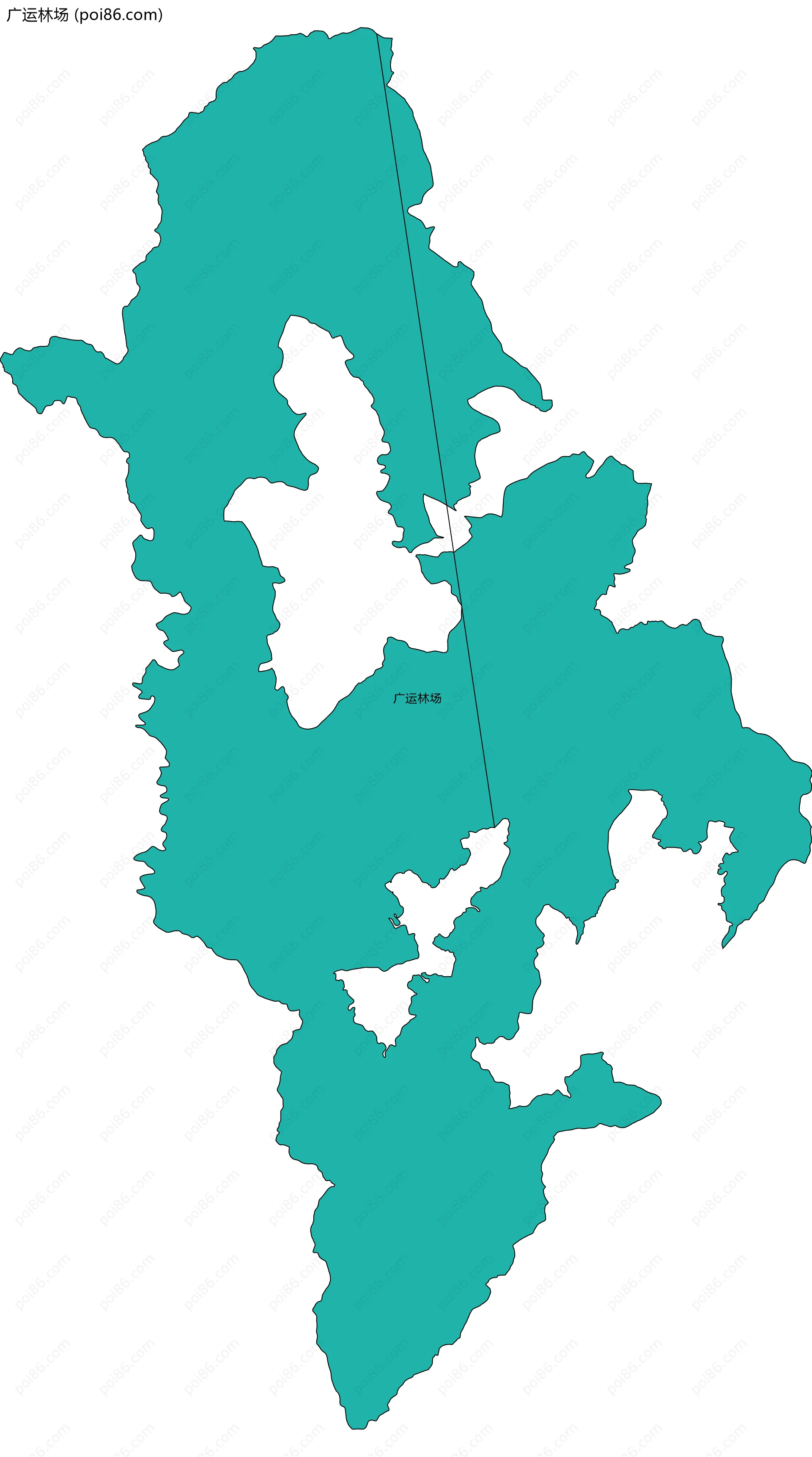 广运林场边界地图