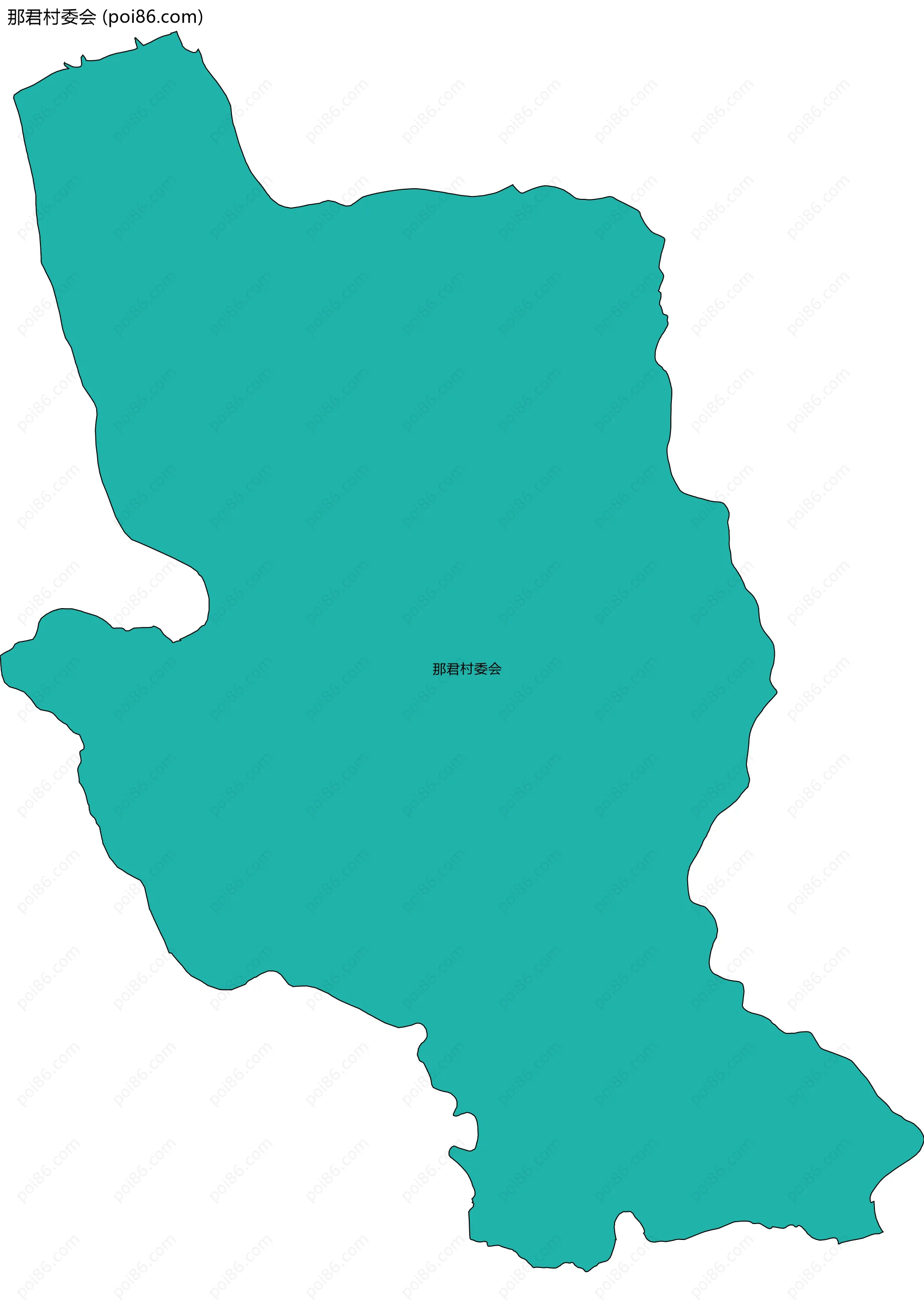 那君村委会边界地图
