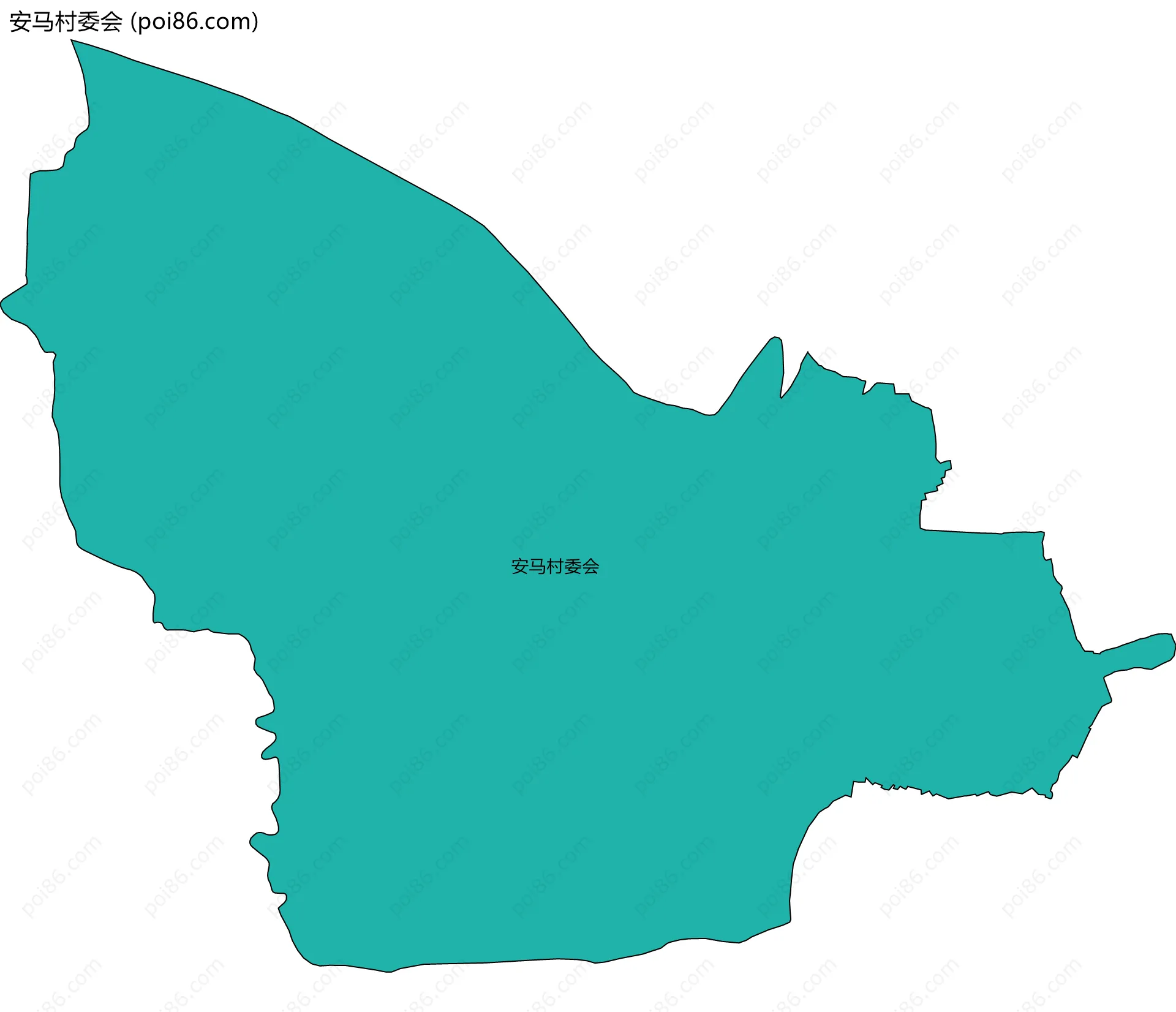 安马村委会边界地图