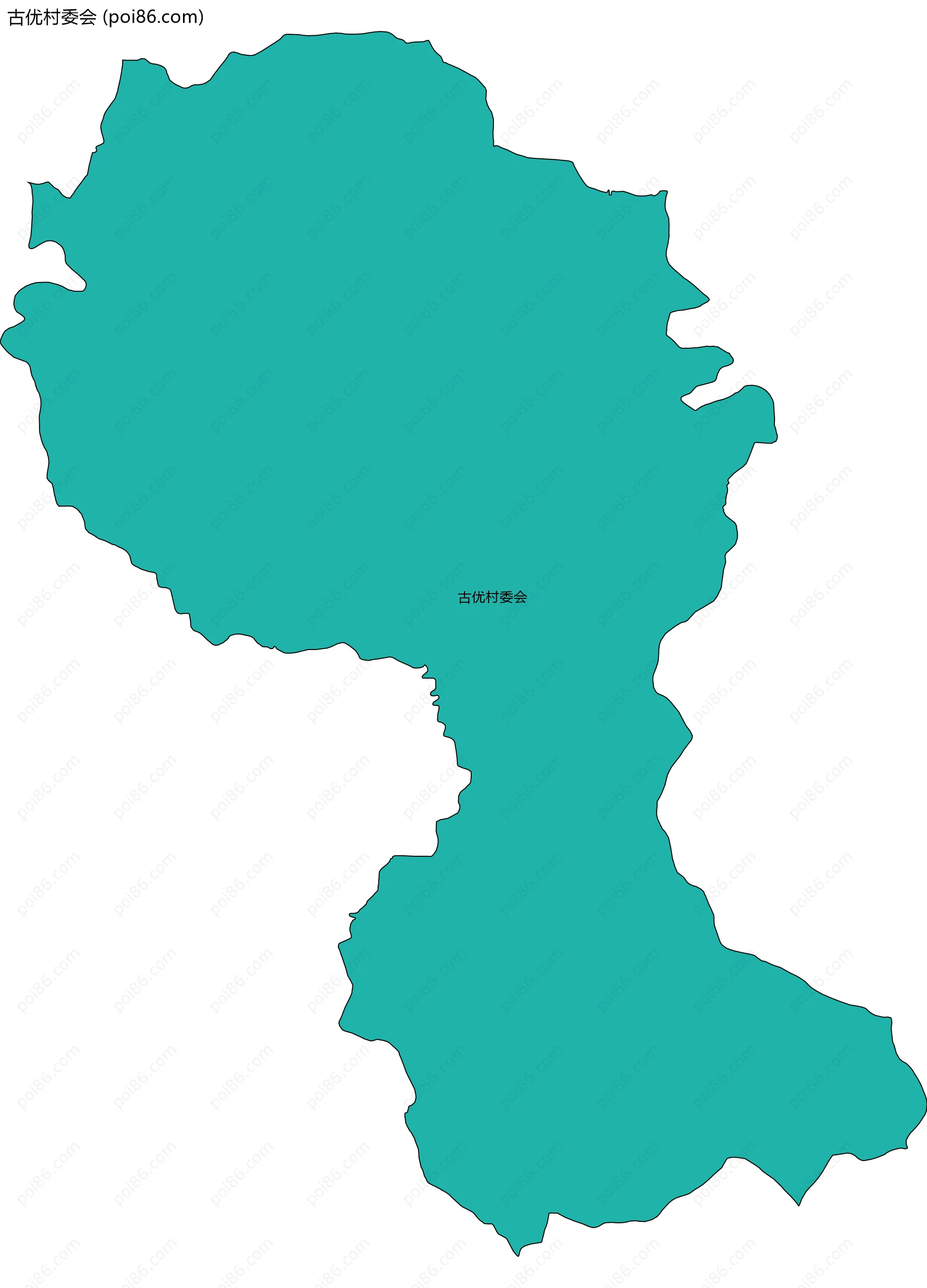 古优村委会边界地图