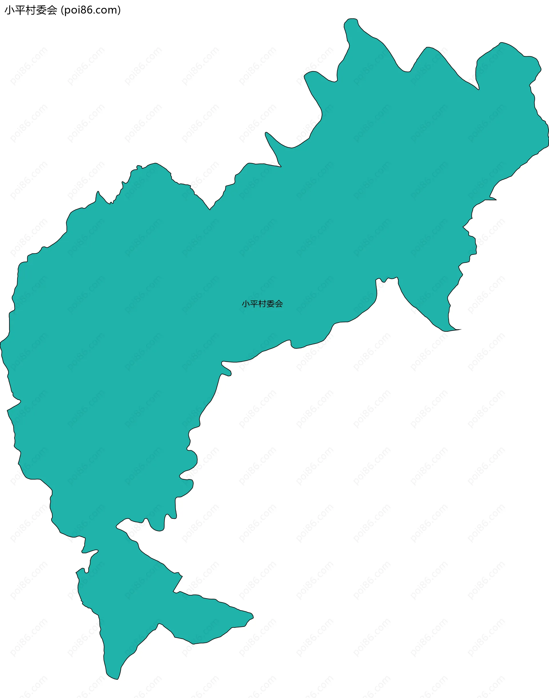 小平村委会边界地图