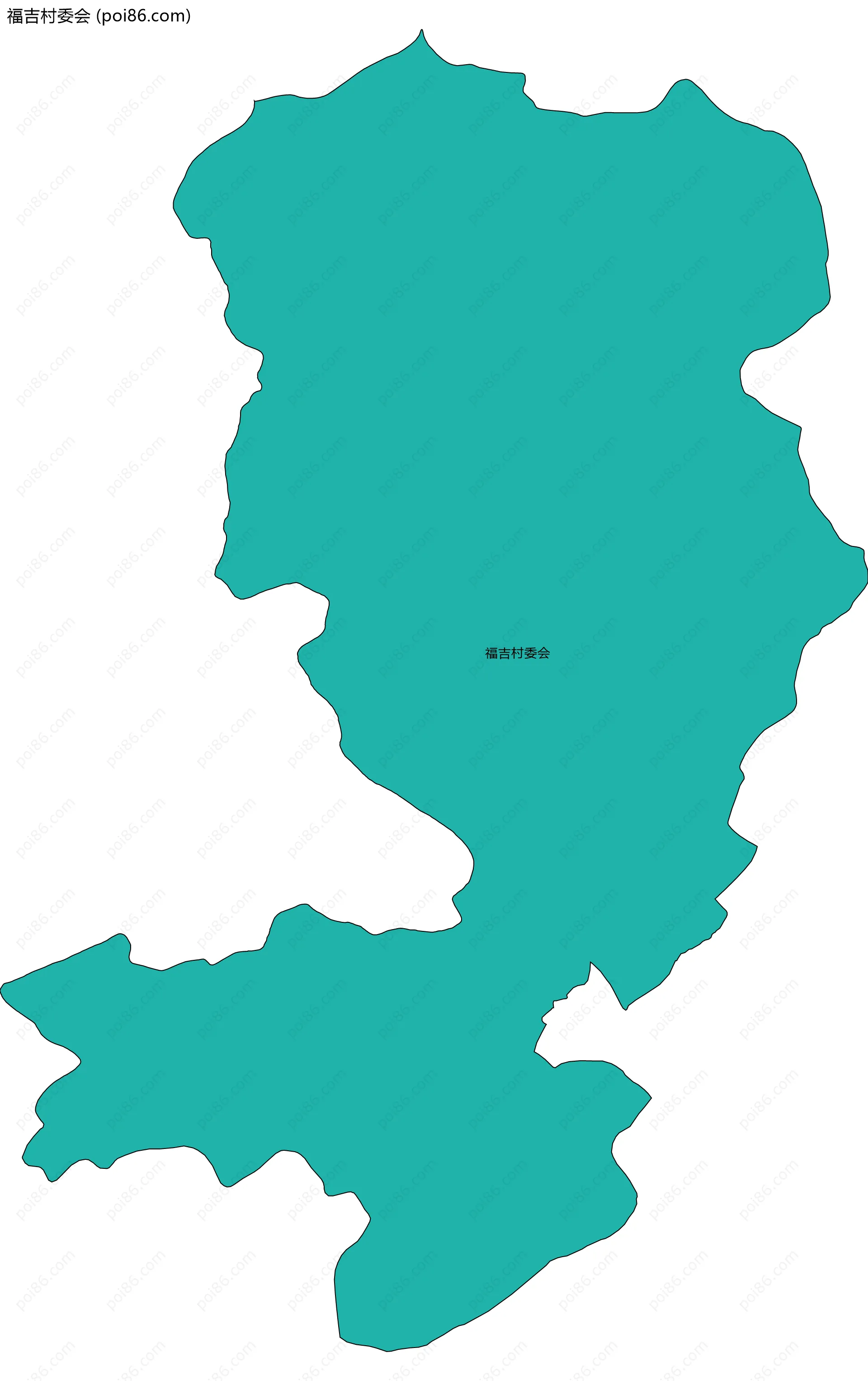 福吉村委会边界地图