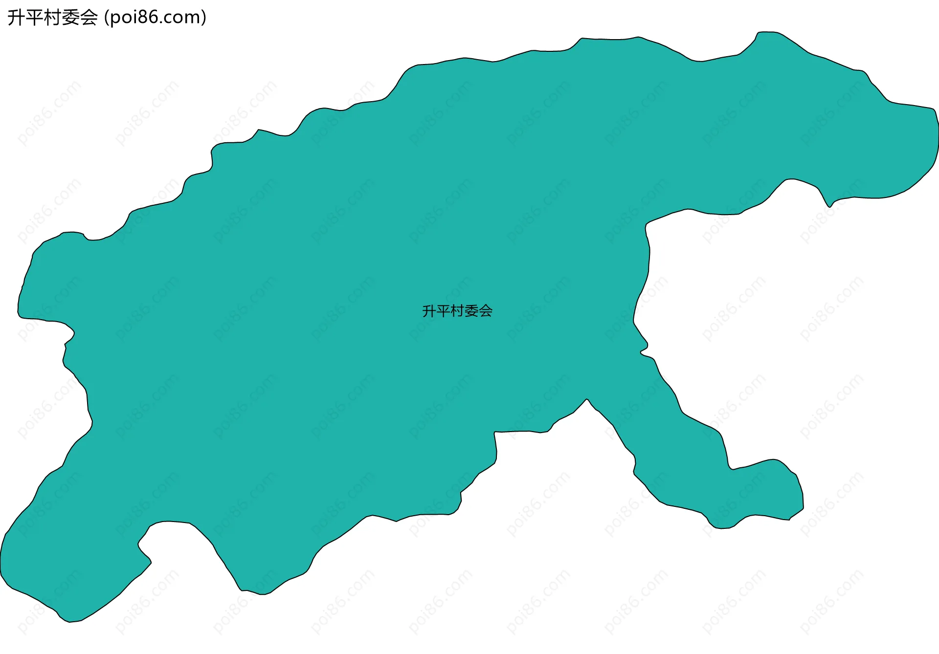 升平村委会边界地图