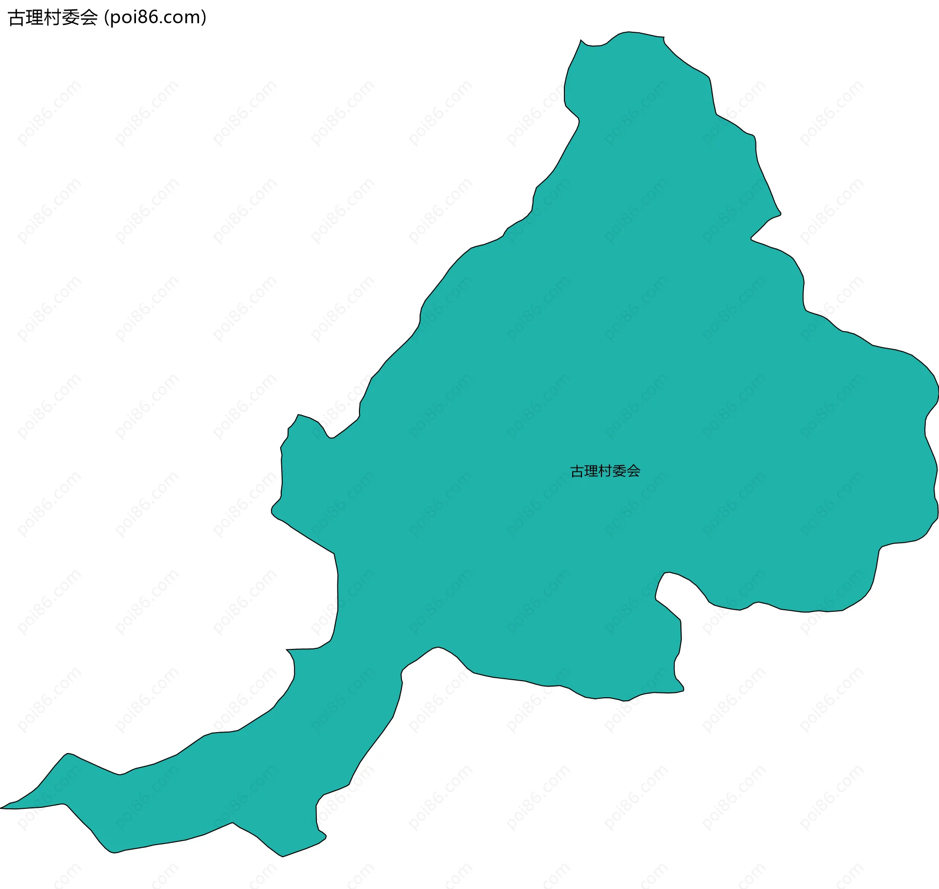 古理村委会边界地图