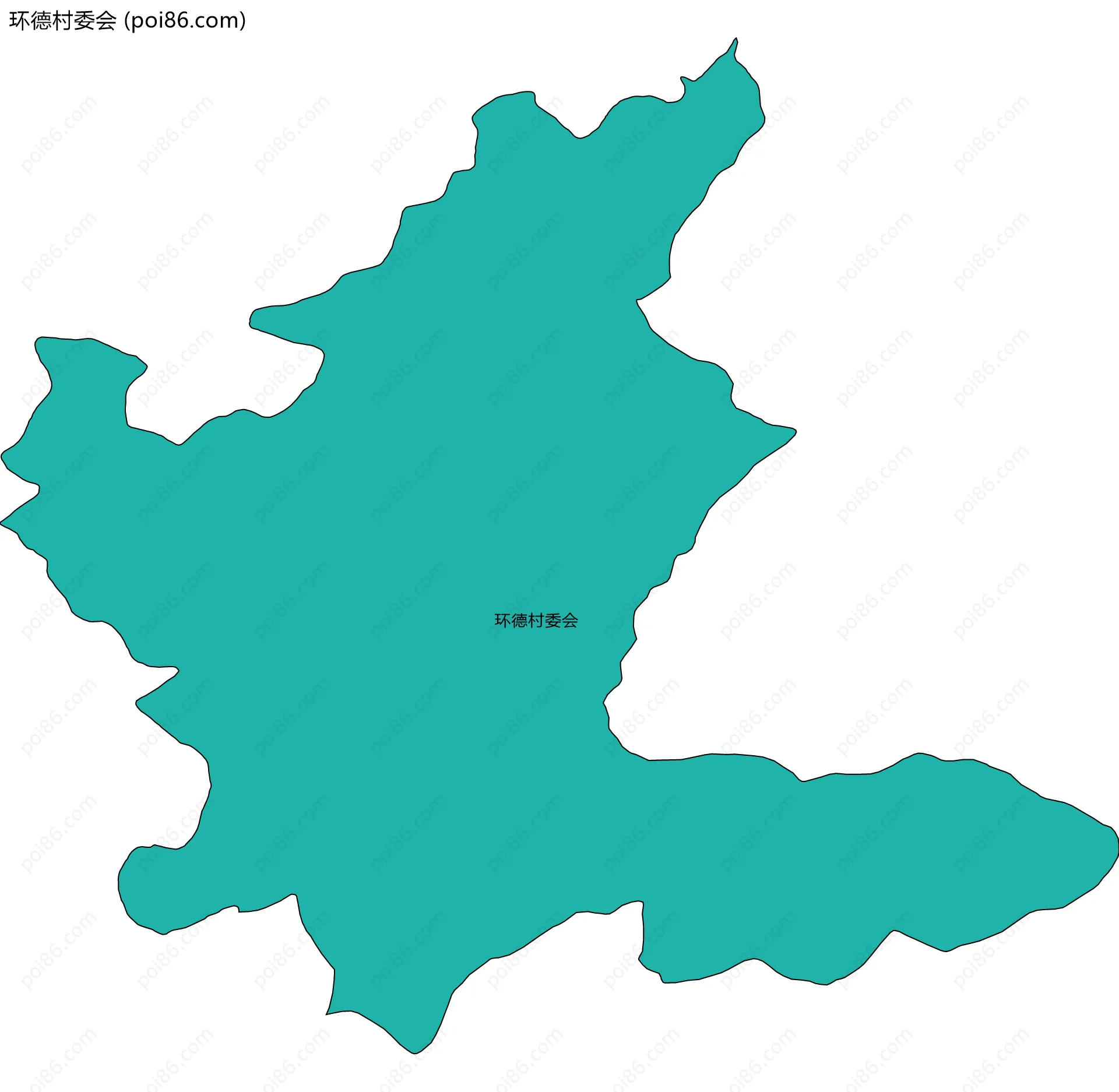 环德村委会边界地图
