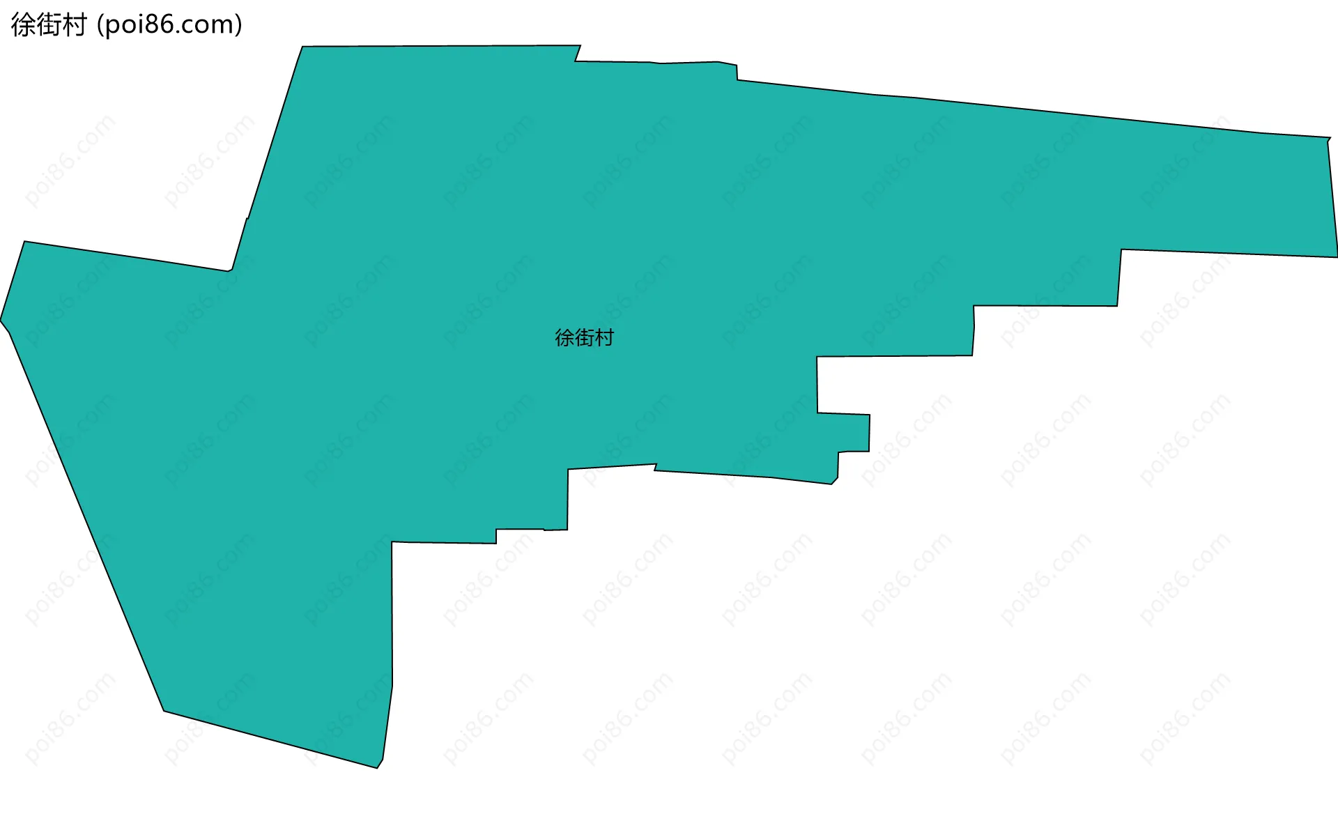 徐街村边界地图