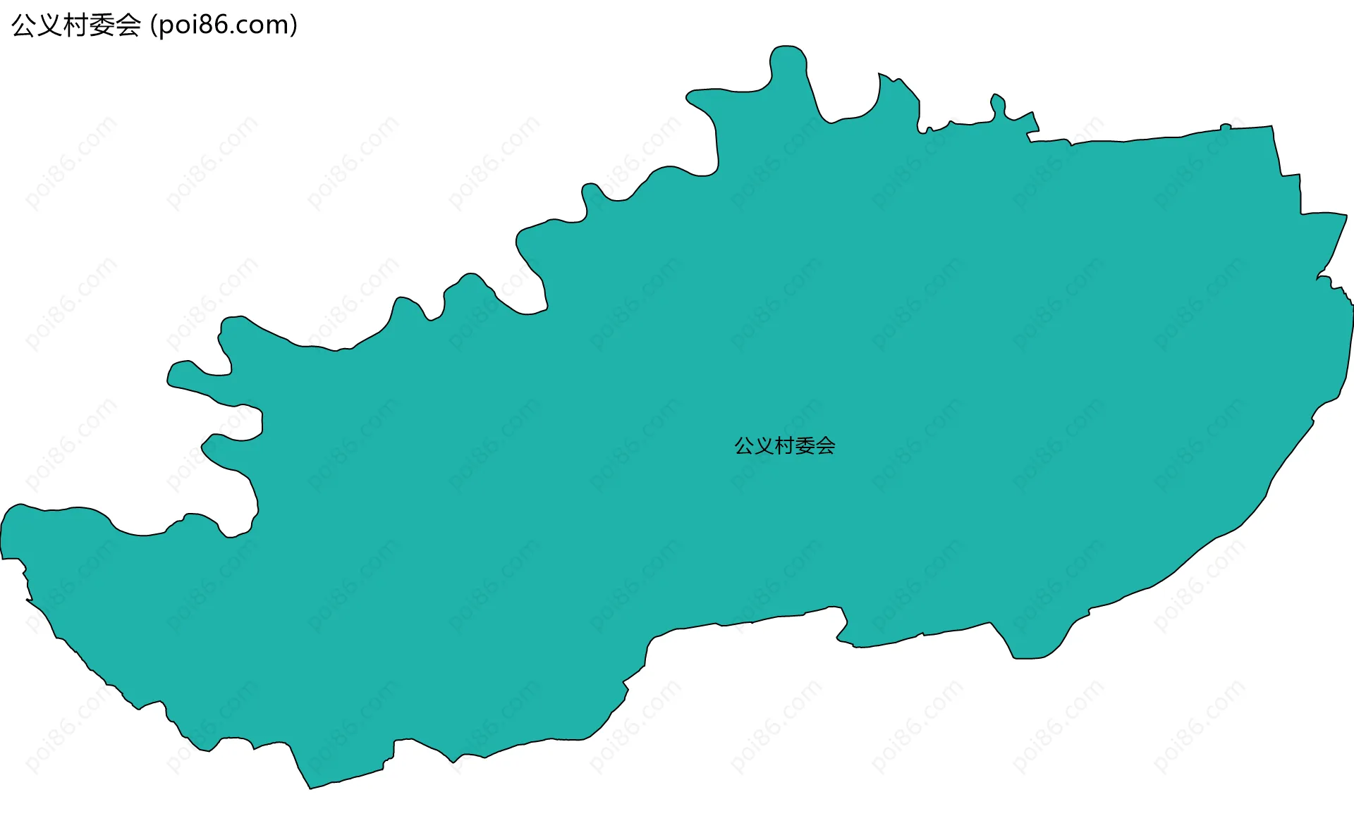 公义村委会边界地图