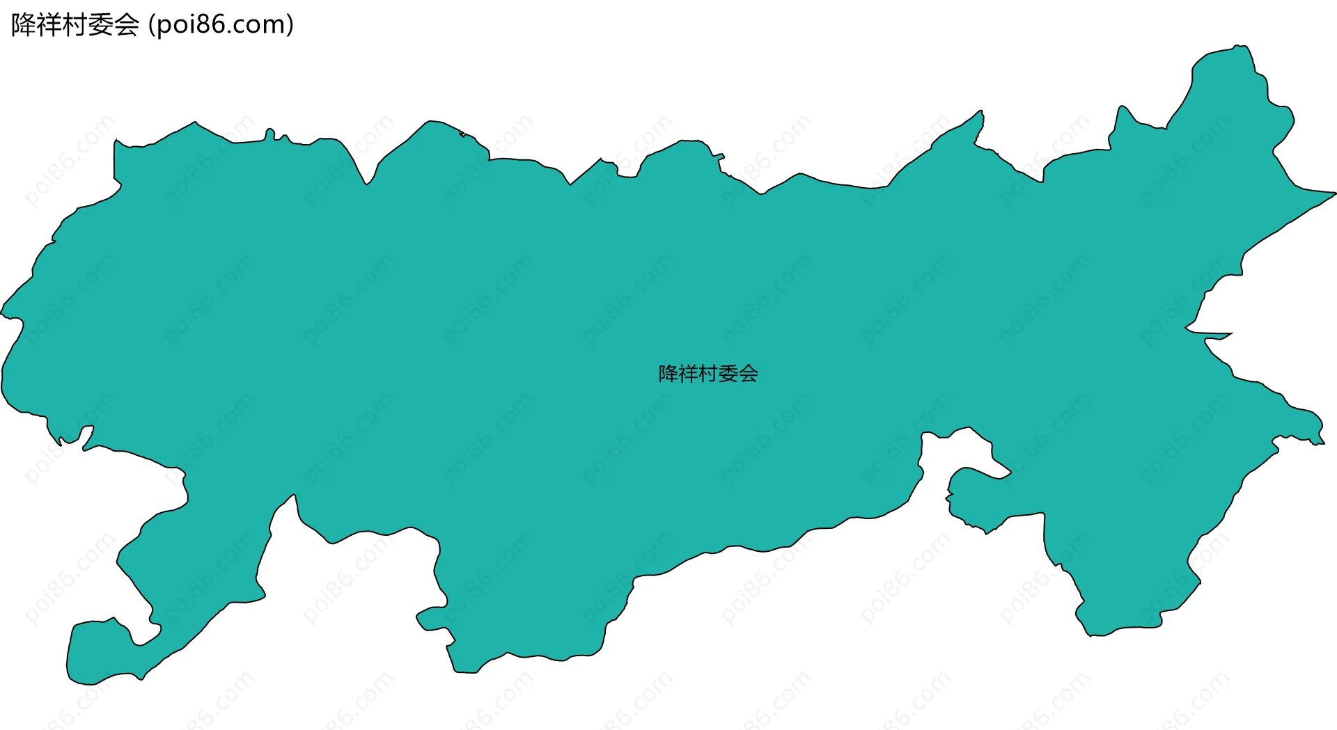 降祥村委会边界地图