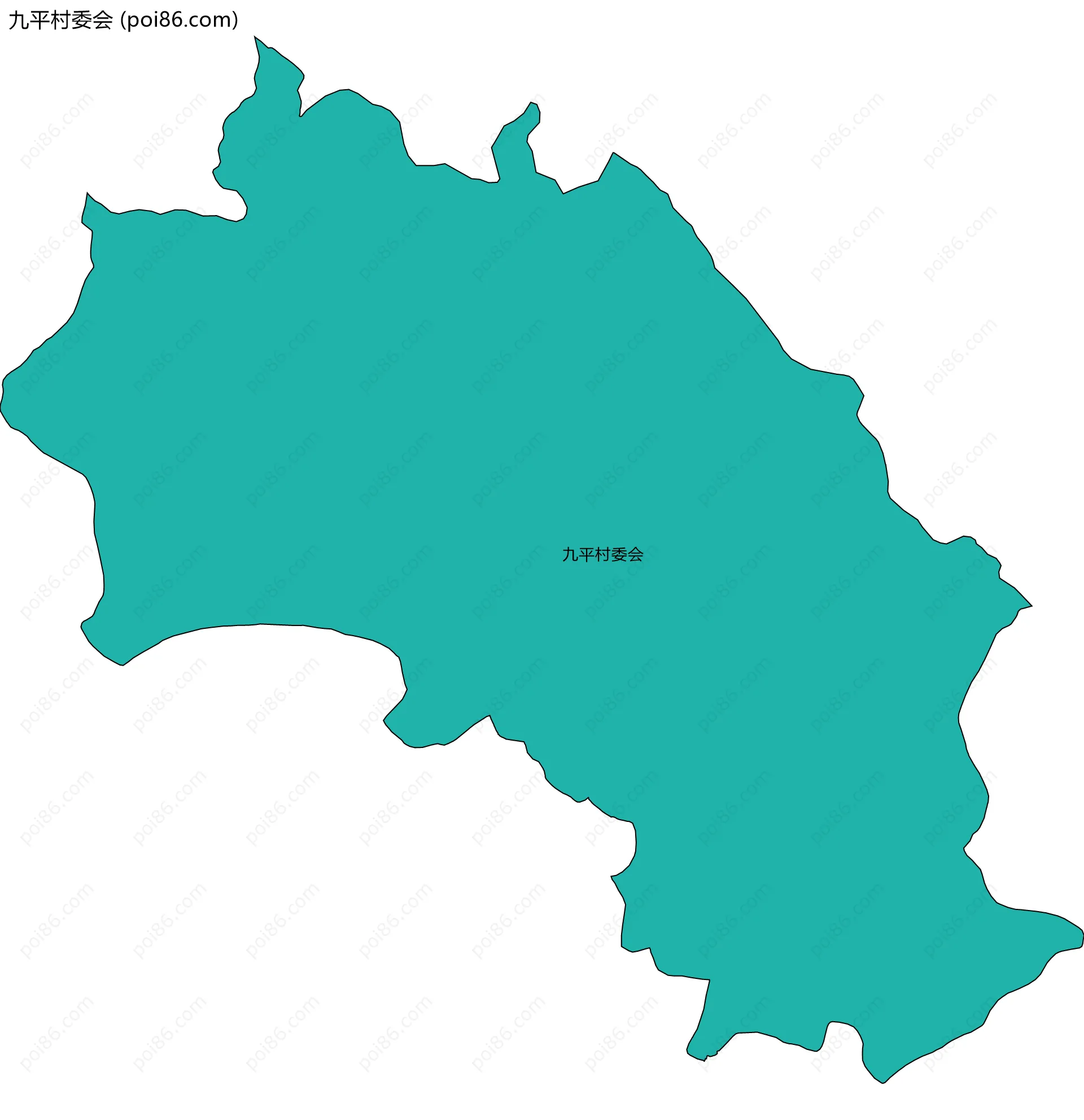 九平村委会边界地图