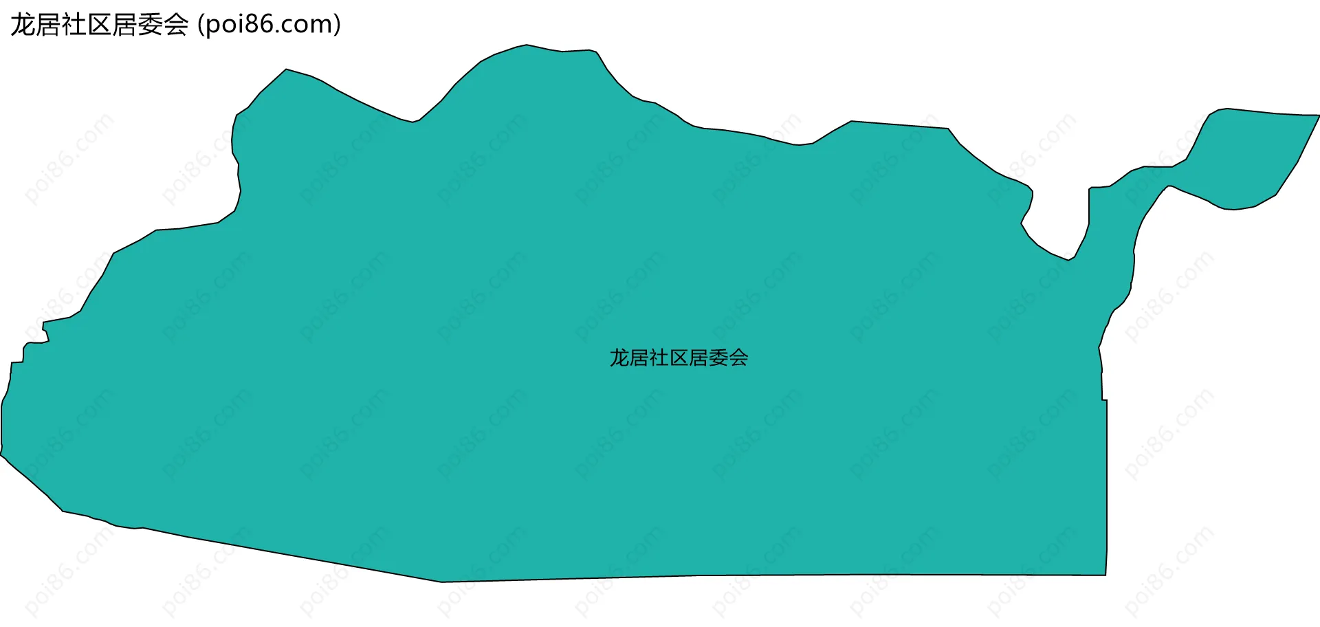 龙居社区居委会边界地图