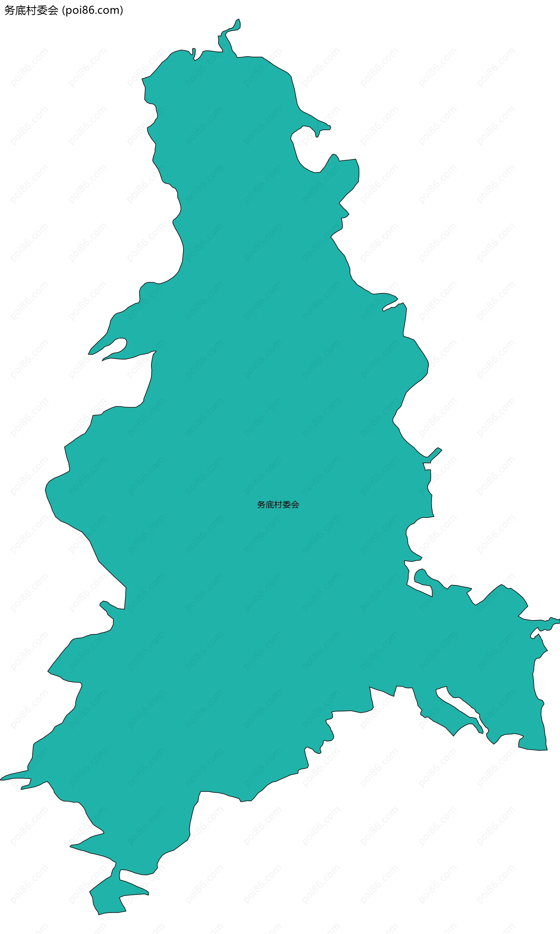 务底村委会边界地图