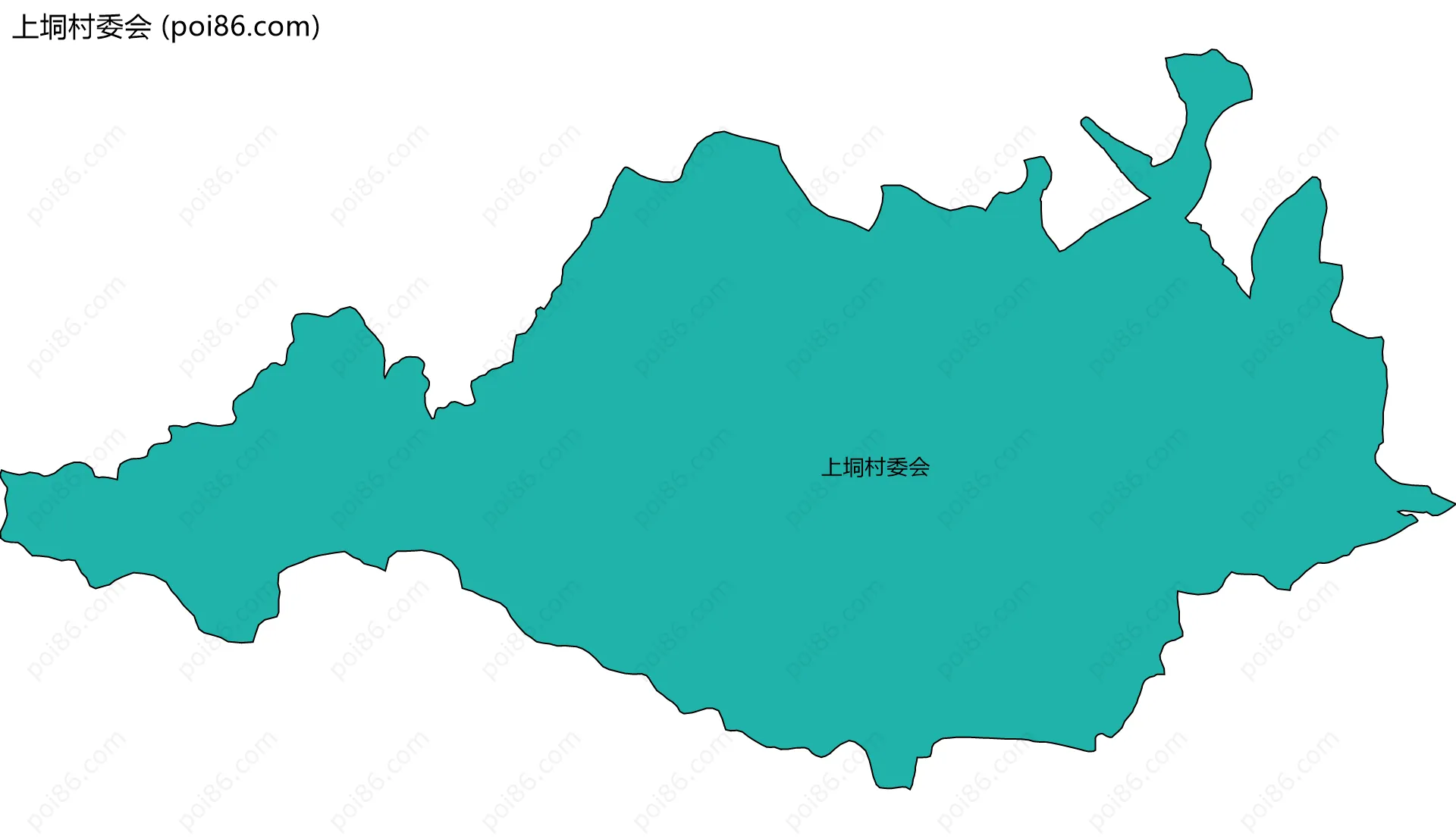 上垌村委会边界地图