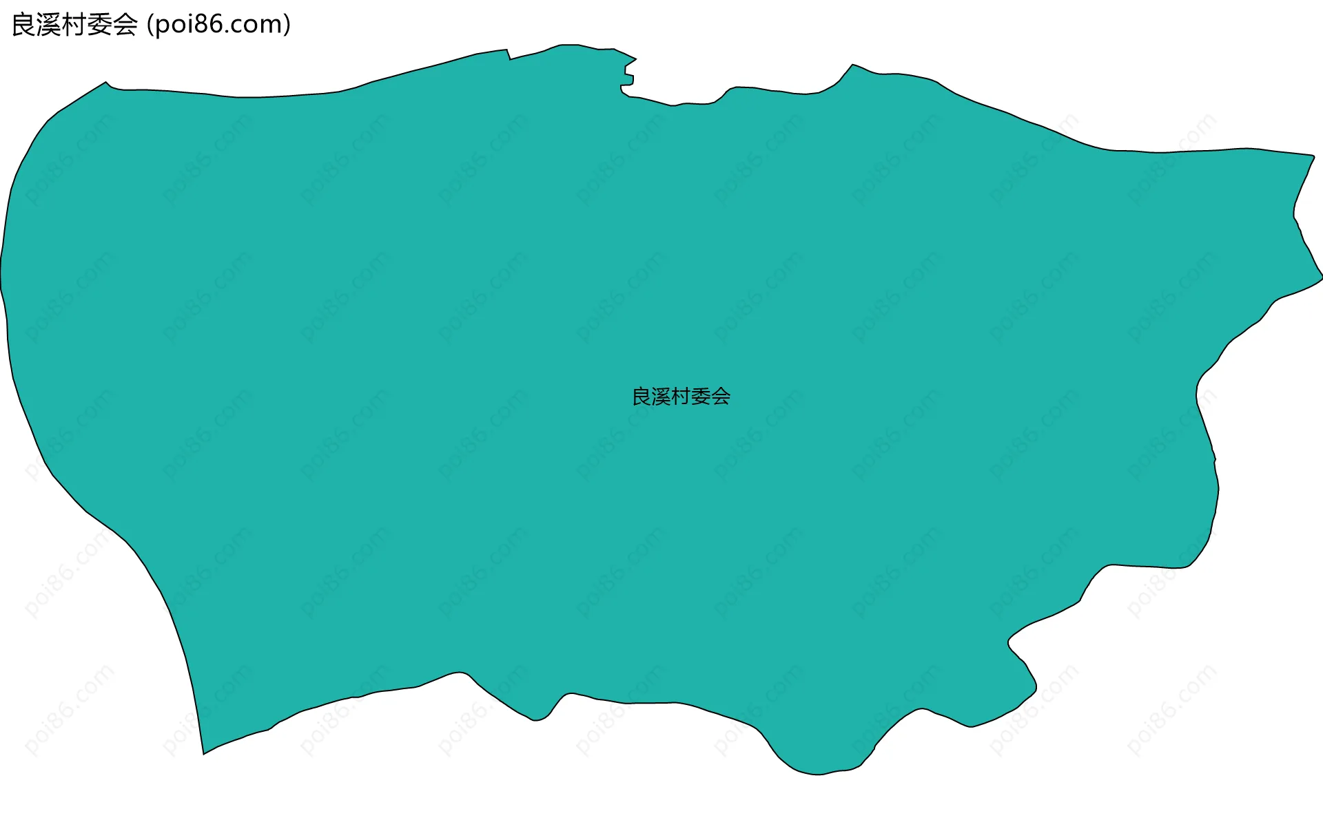 良溪村委会边界地图