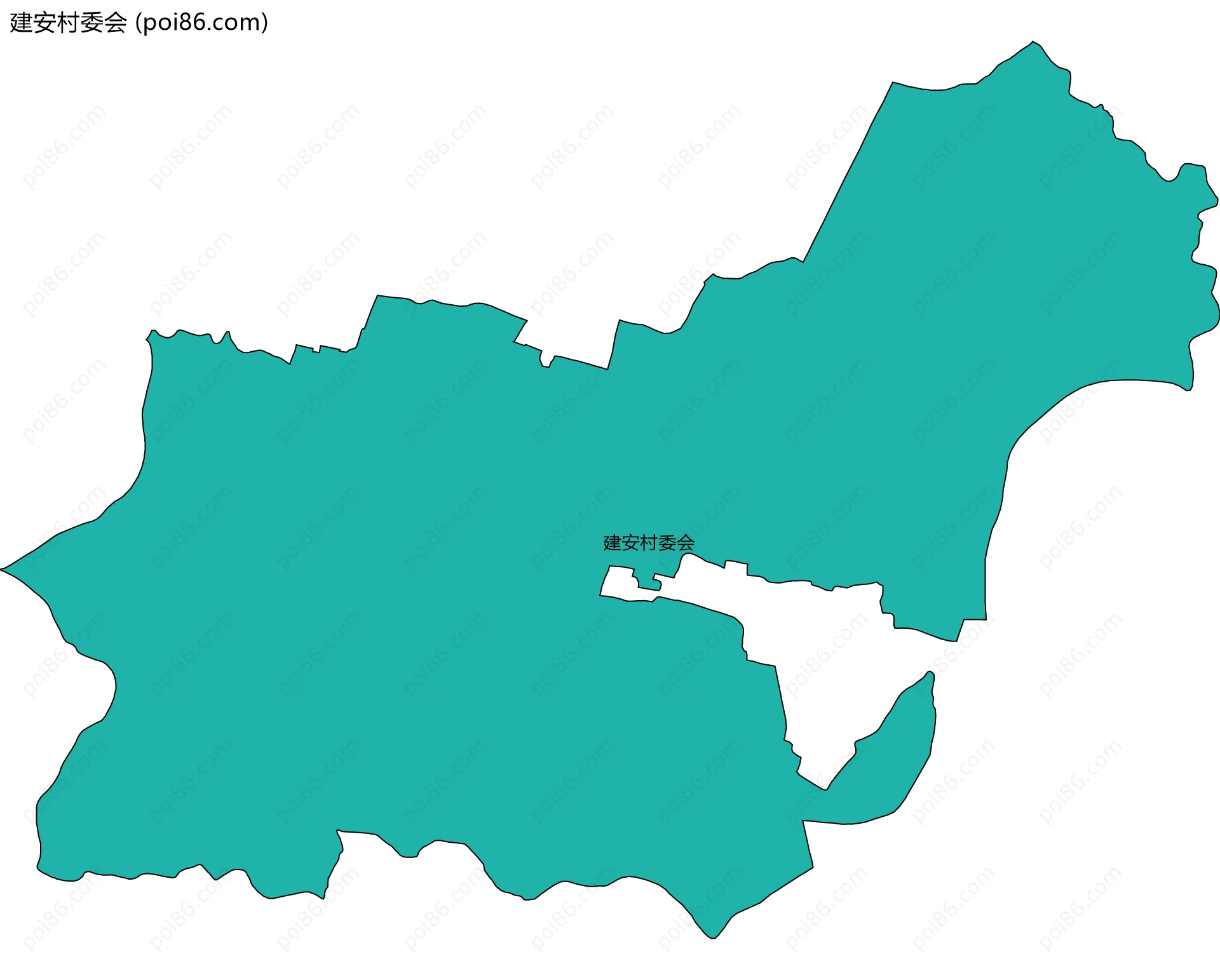 建安村委会边界地图