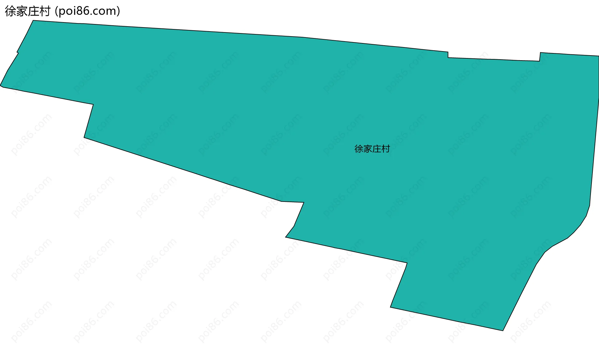 徐家庄村边界地图