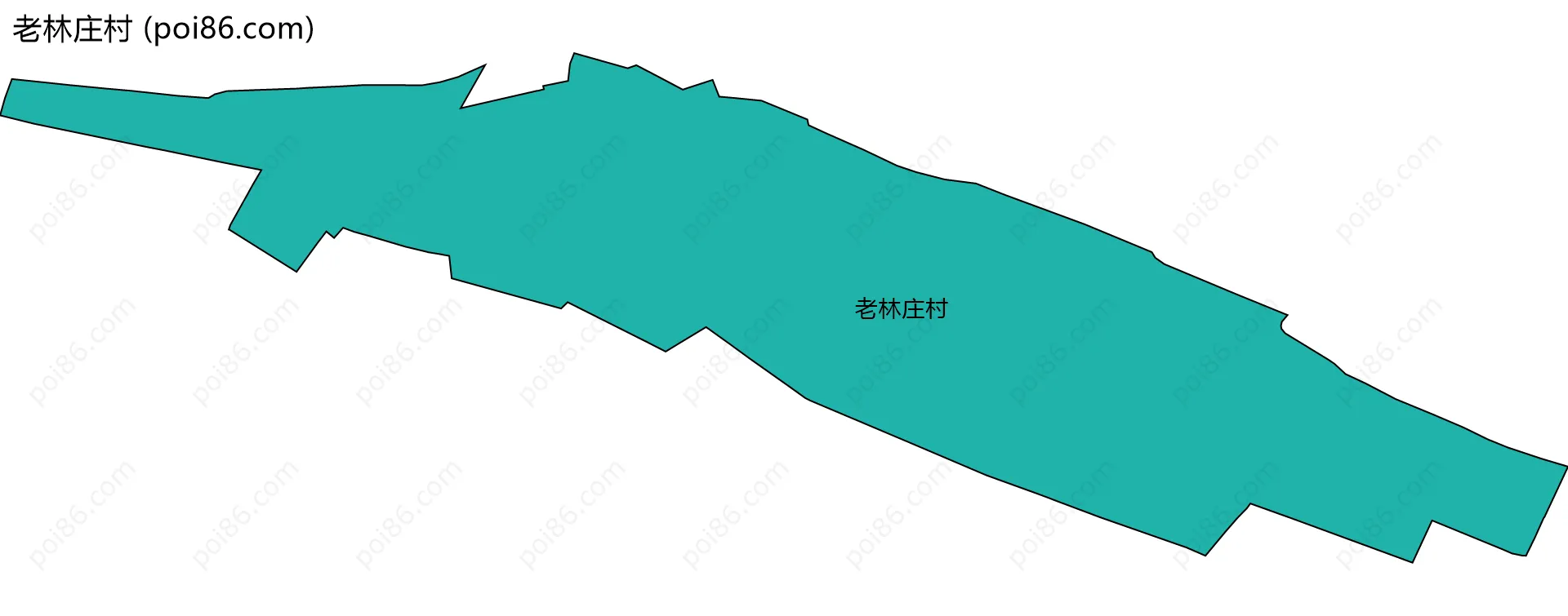 老林庄村边界地图