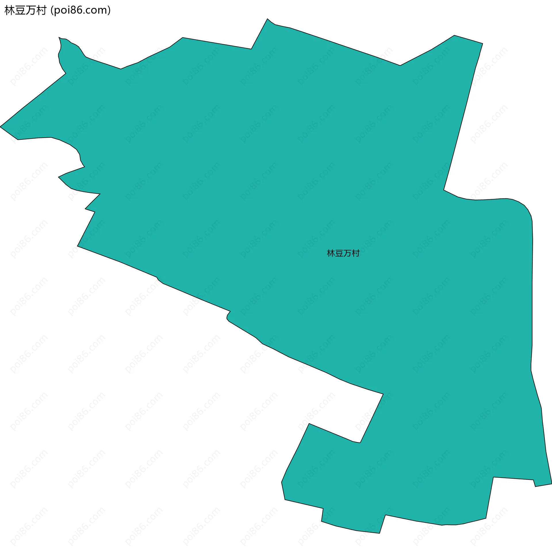 林豆万村边界地图
