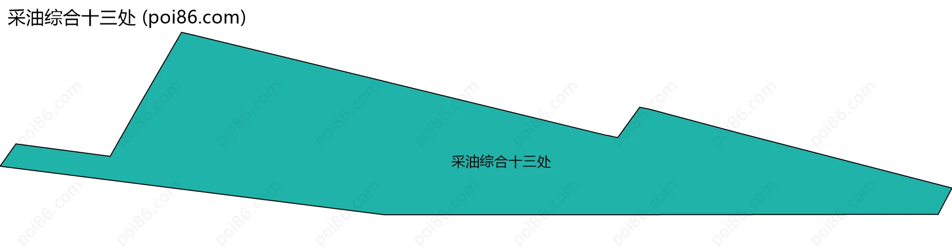 采油综合十三处边界地图