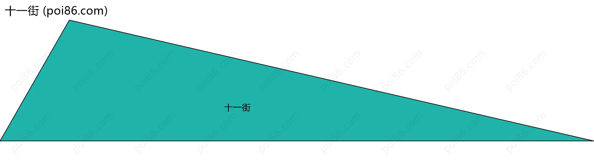 十一街边界地图