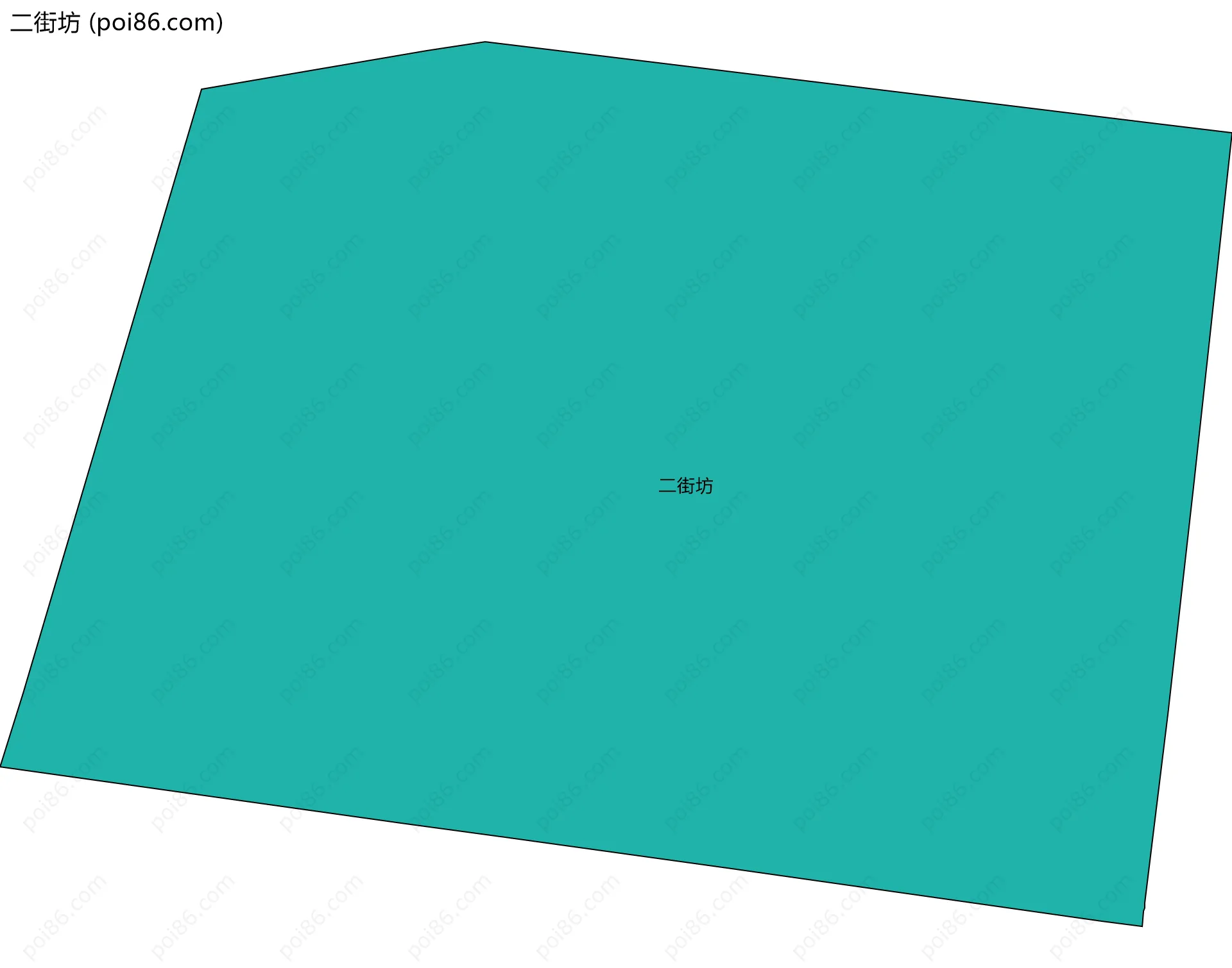 二街坊边界地图