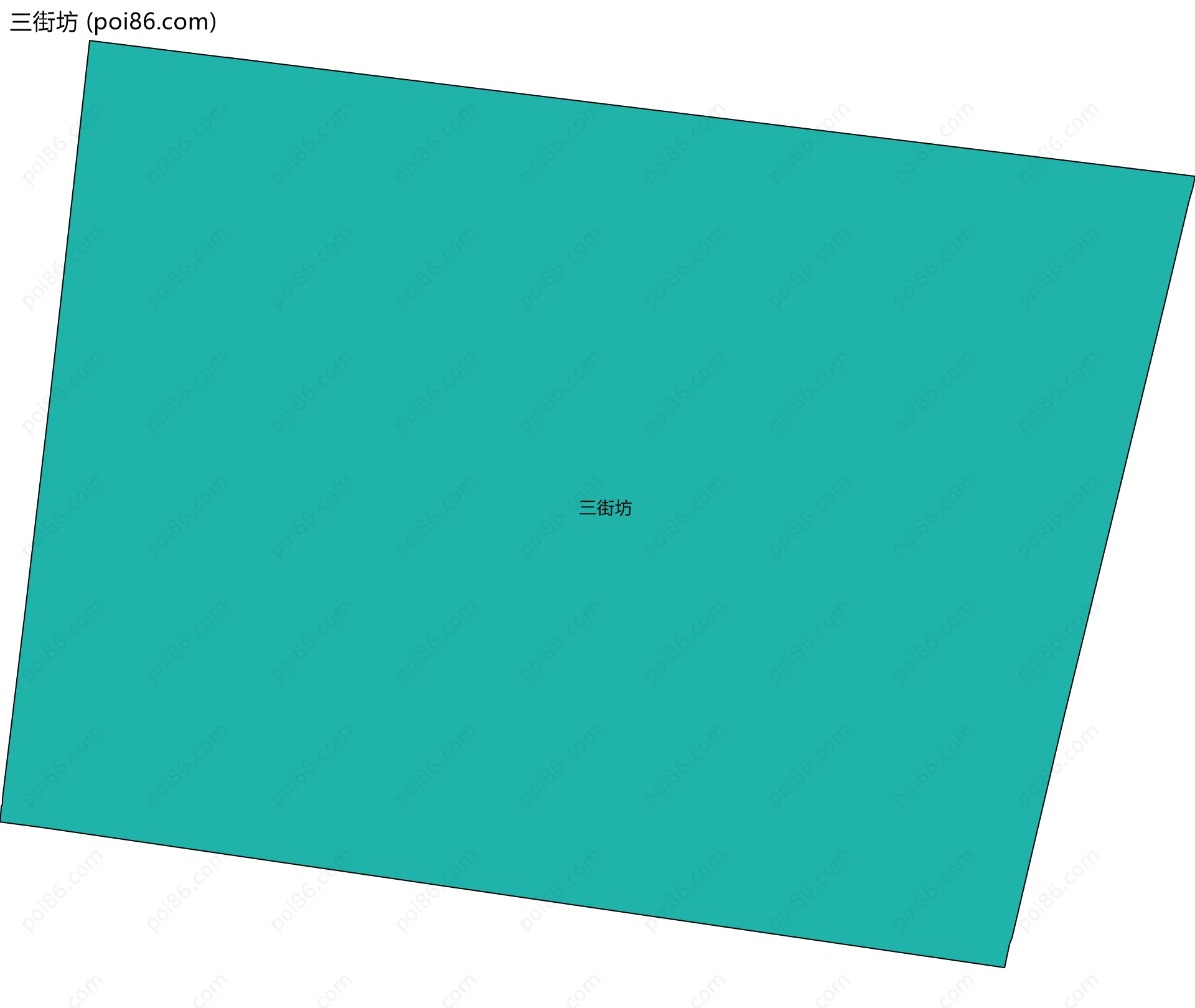 三街坊边界地图