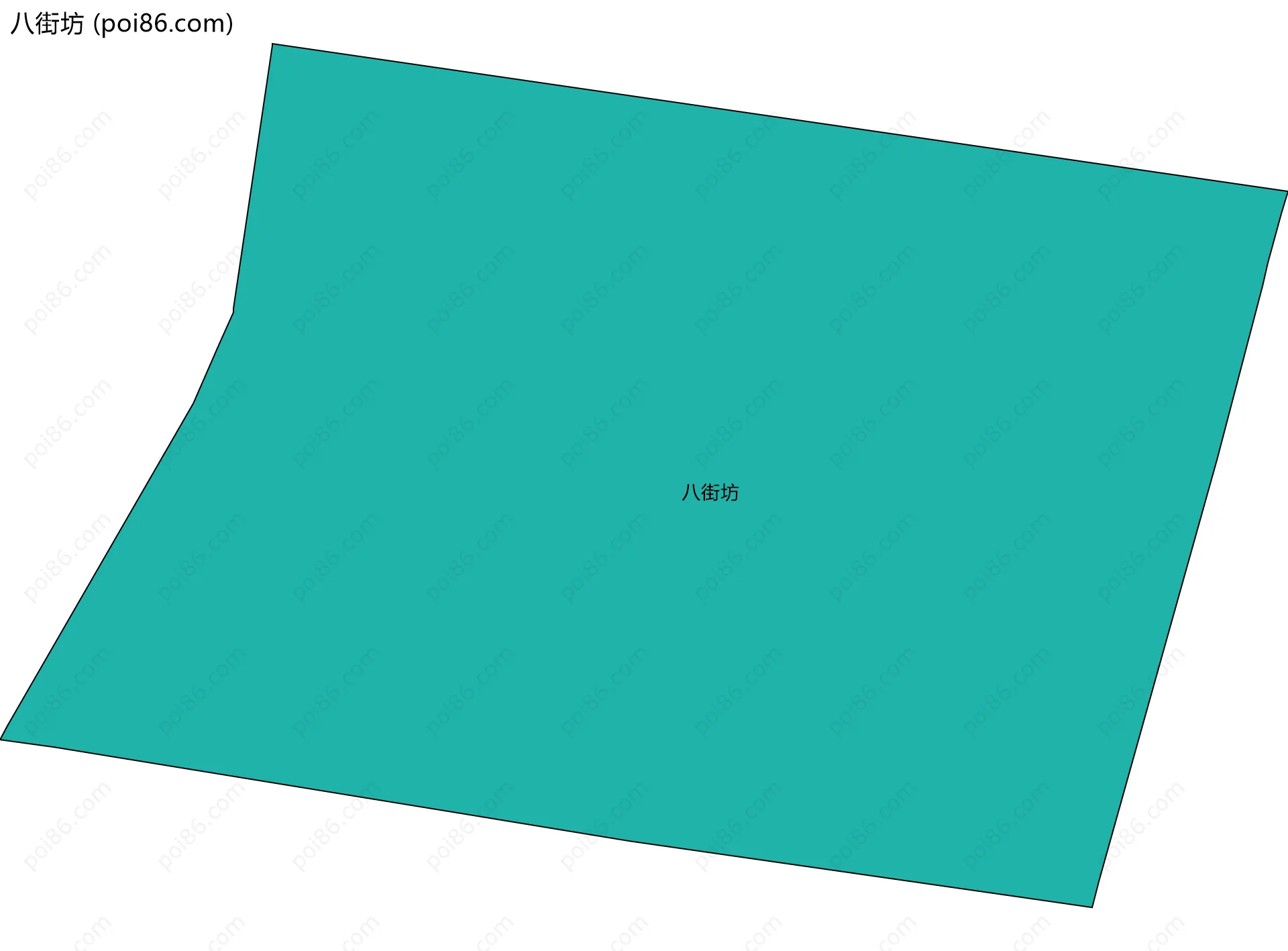 八街坊边界地图