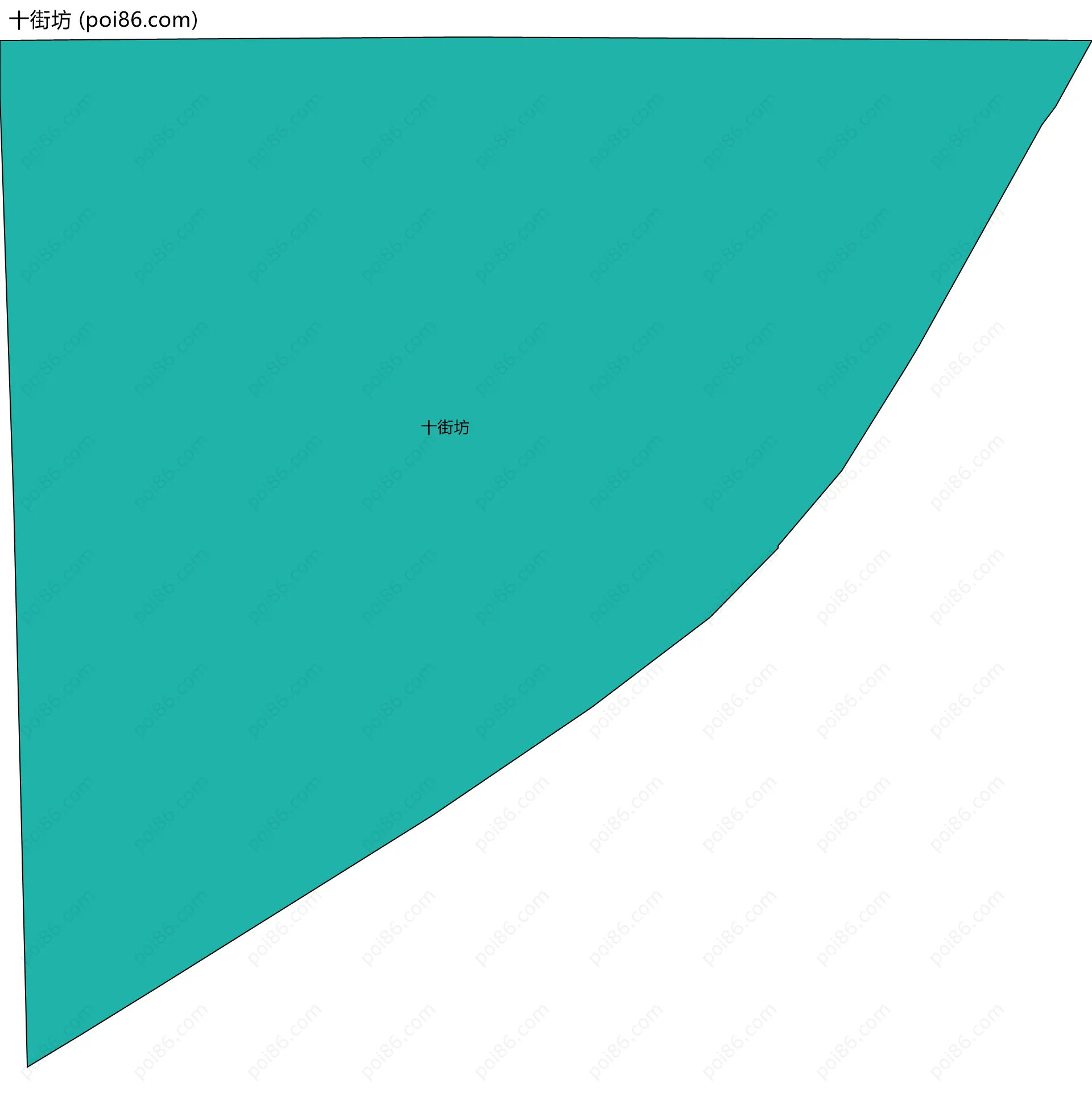 十街坊边界地图