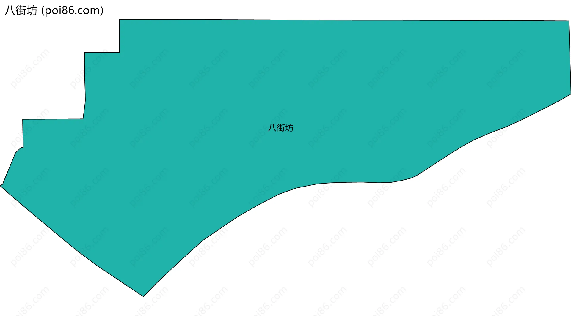 八街坊边界地图