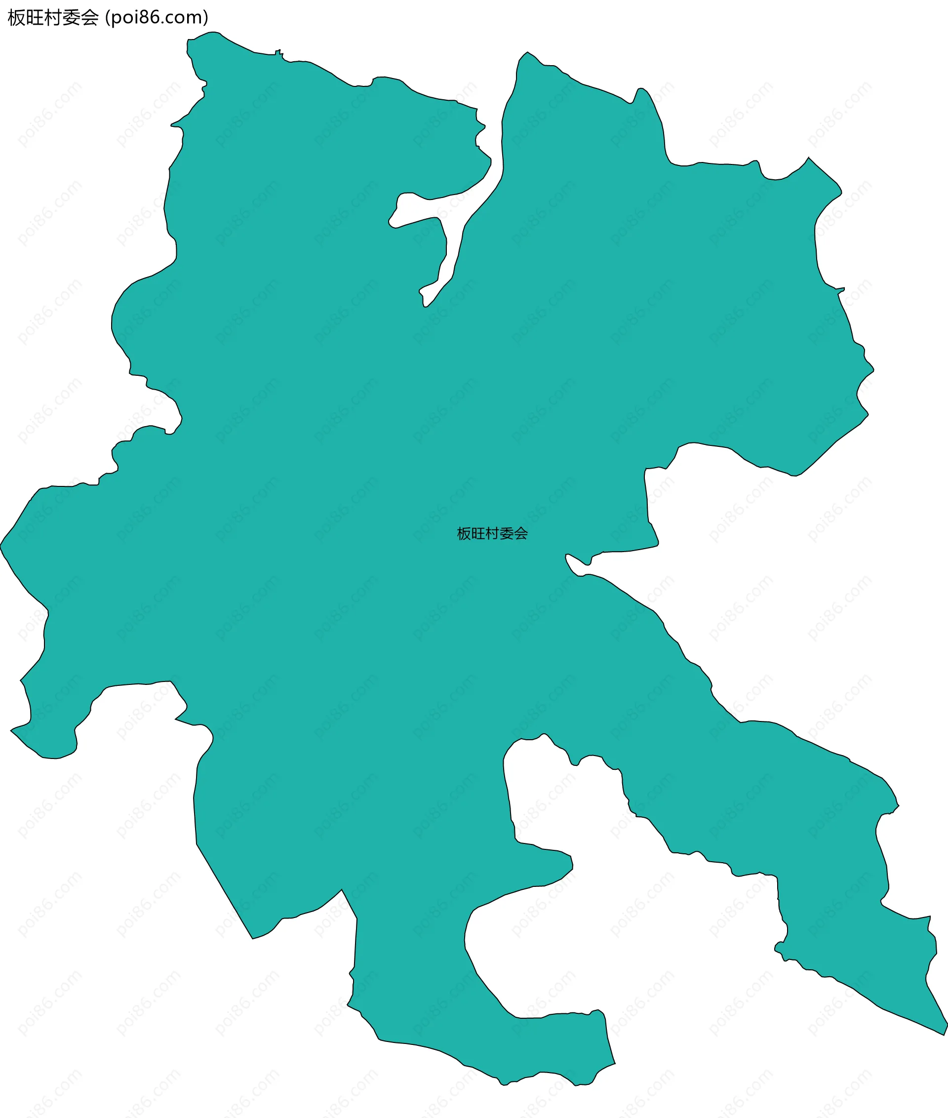 板旺村委会边界地图