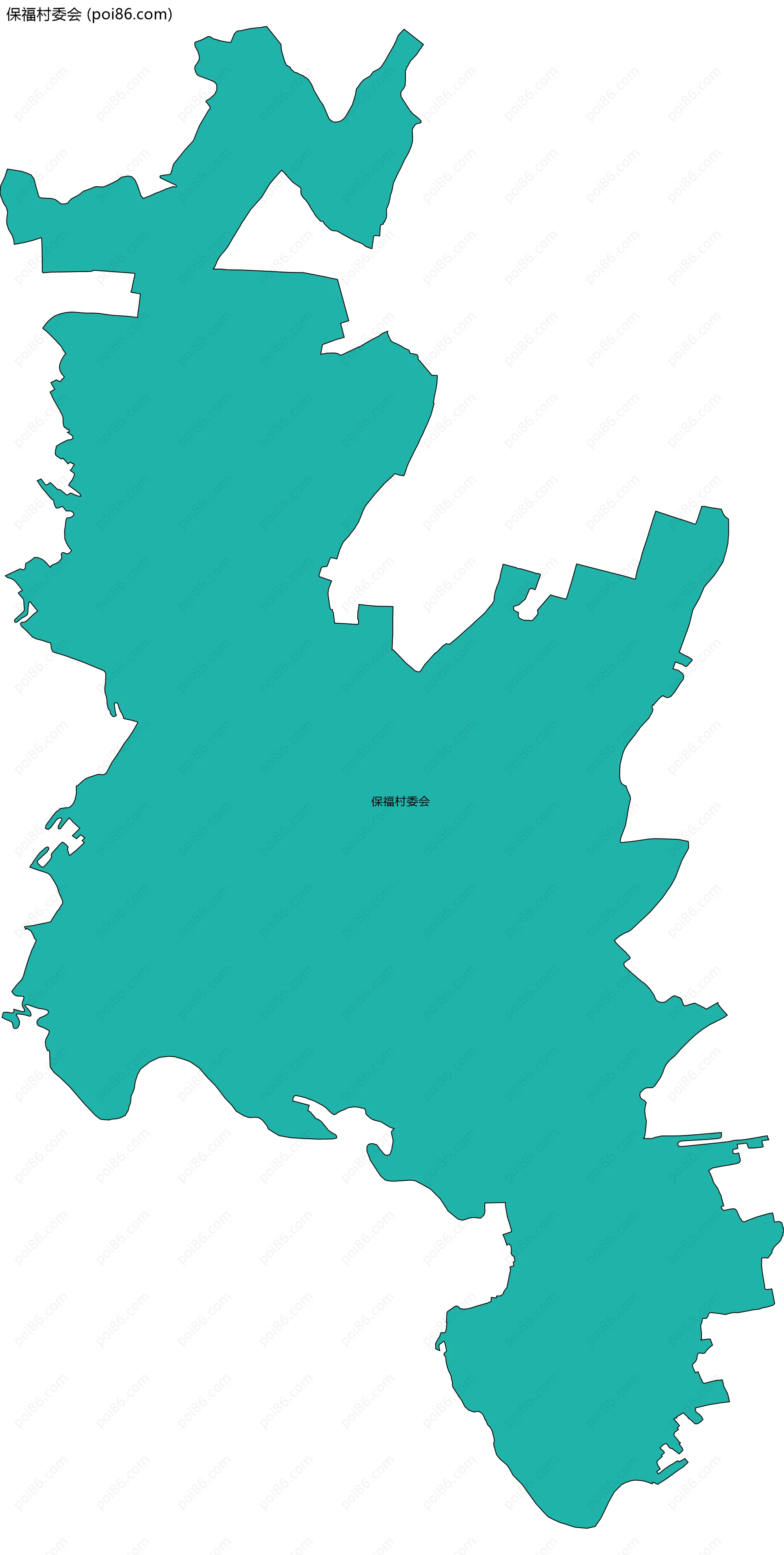 保福村委会边界地图