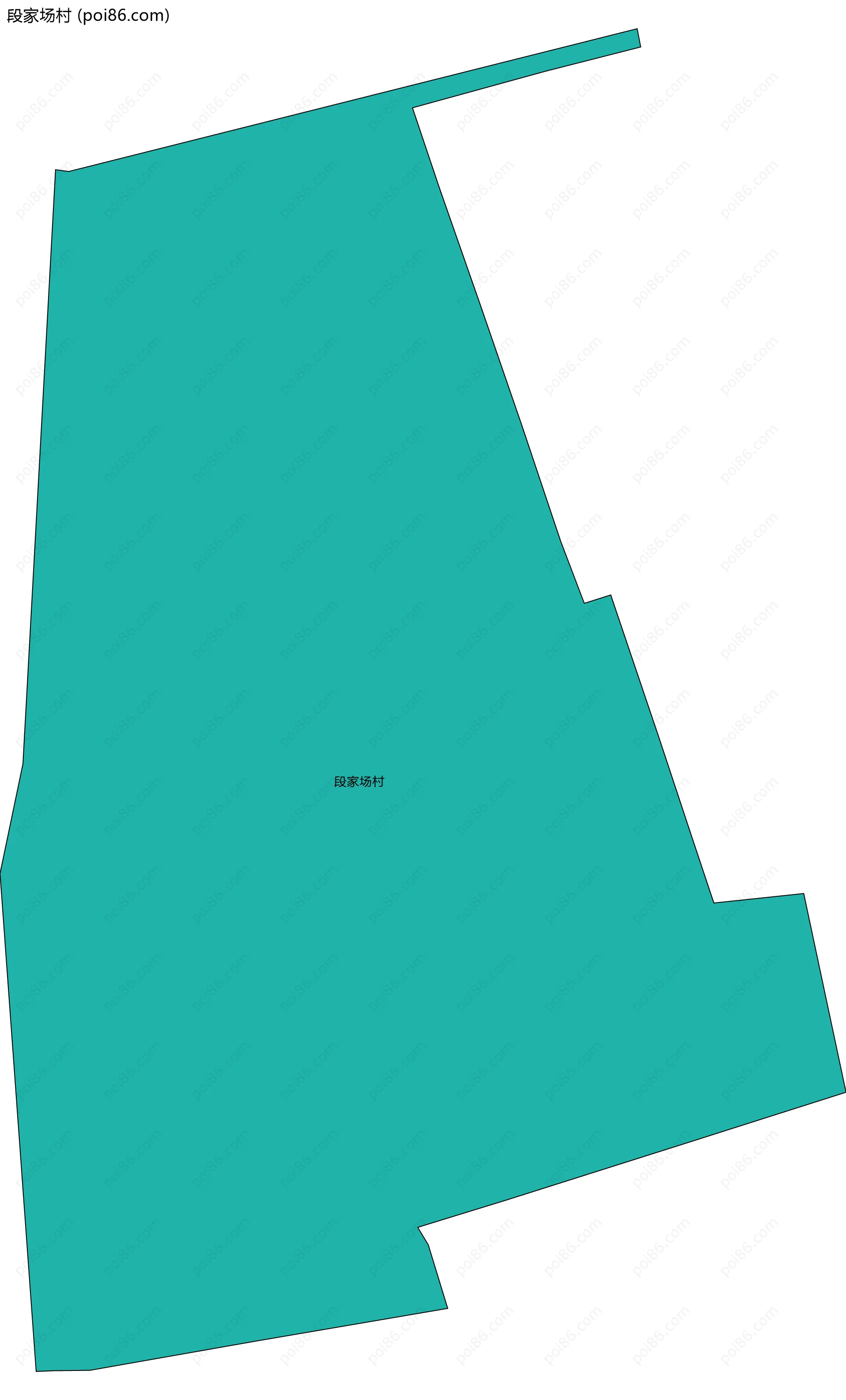 段家场村边界地图