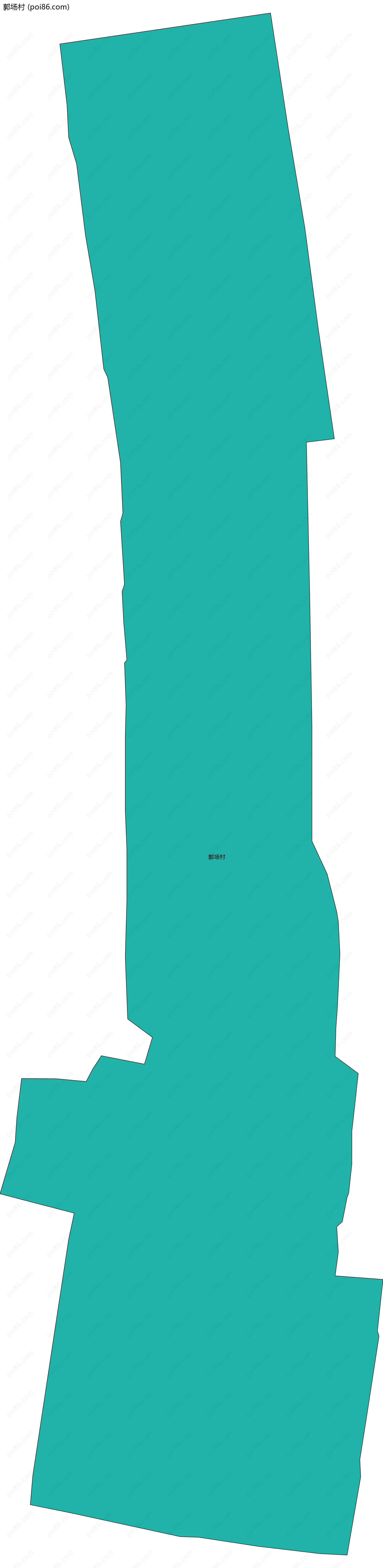 郭场村边界地图