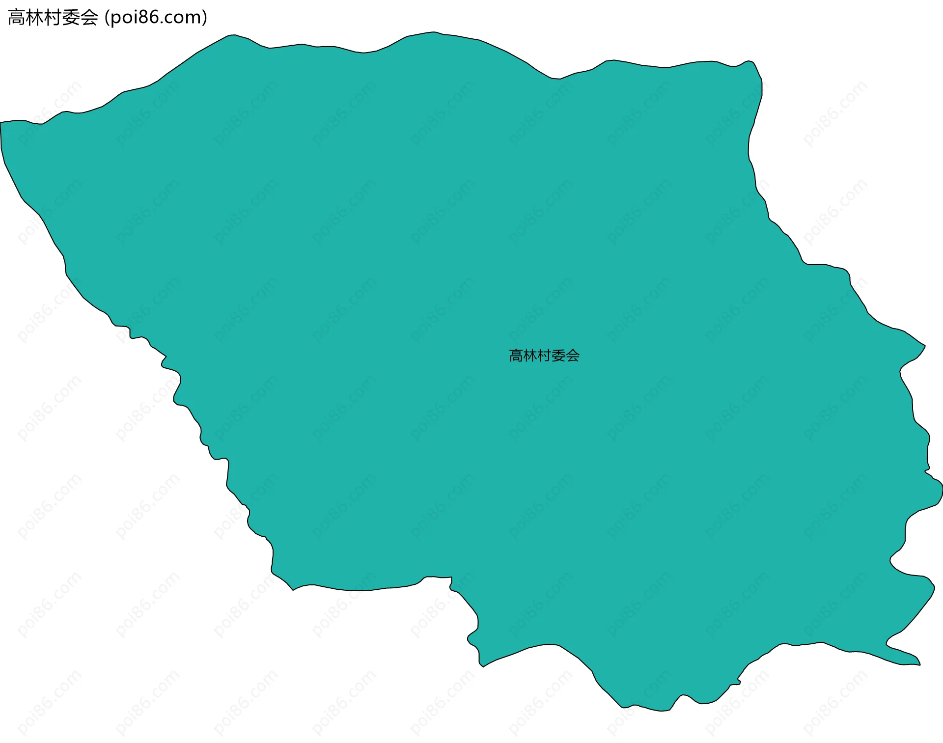 高林村委会边界地图