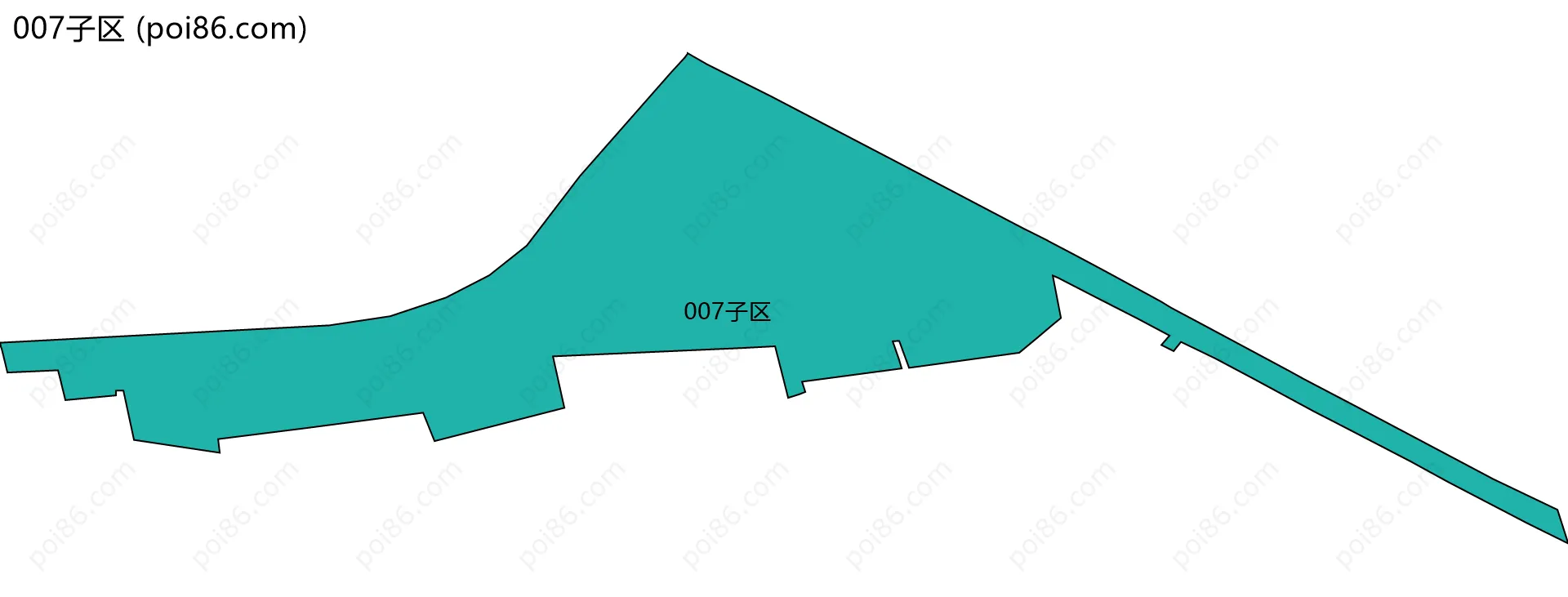 007子区边界地图