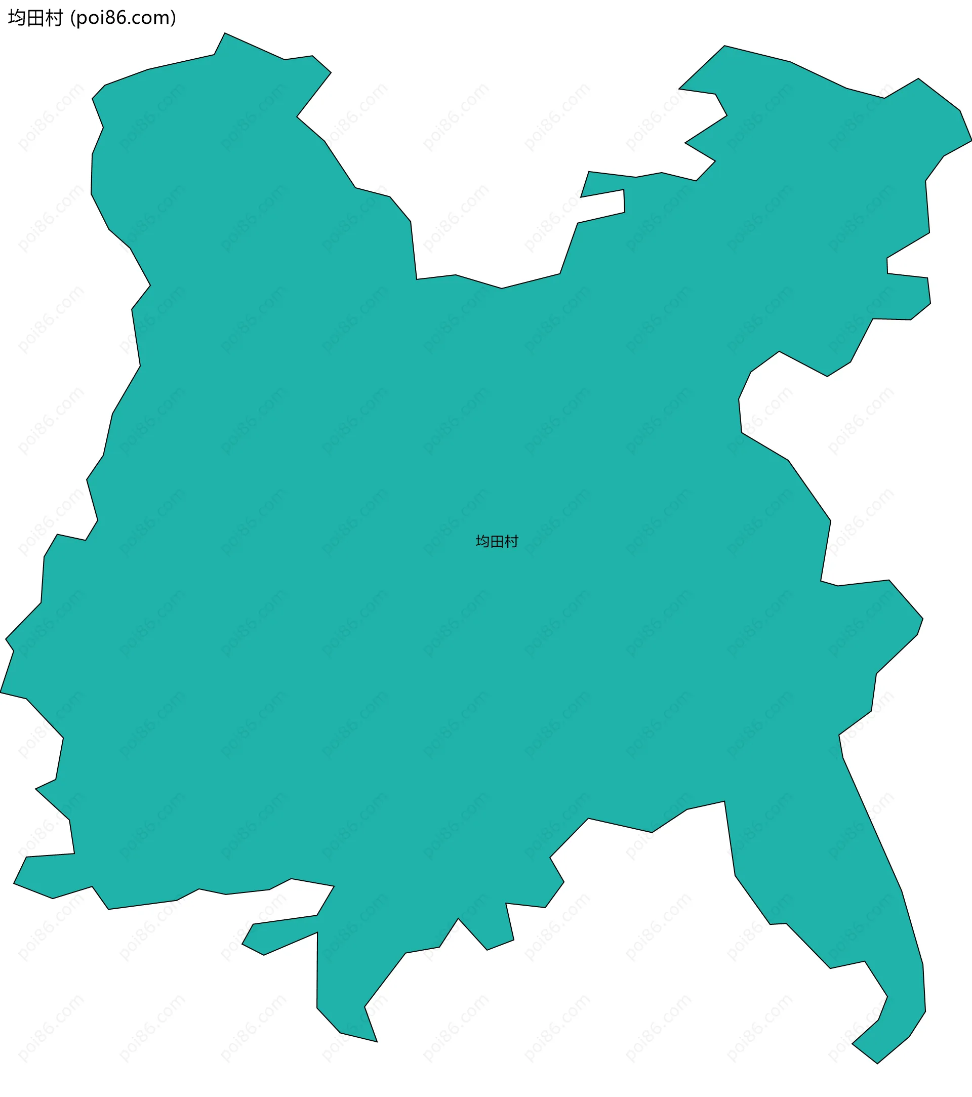 均田村边界地图