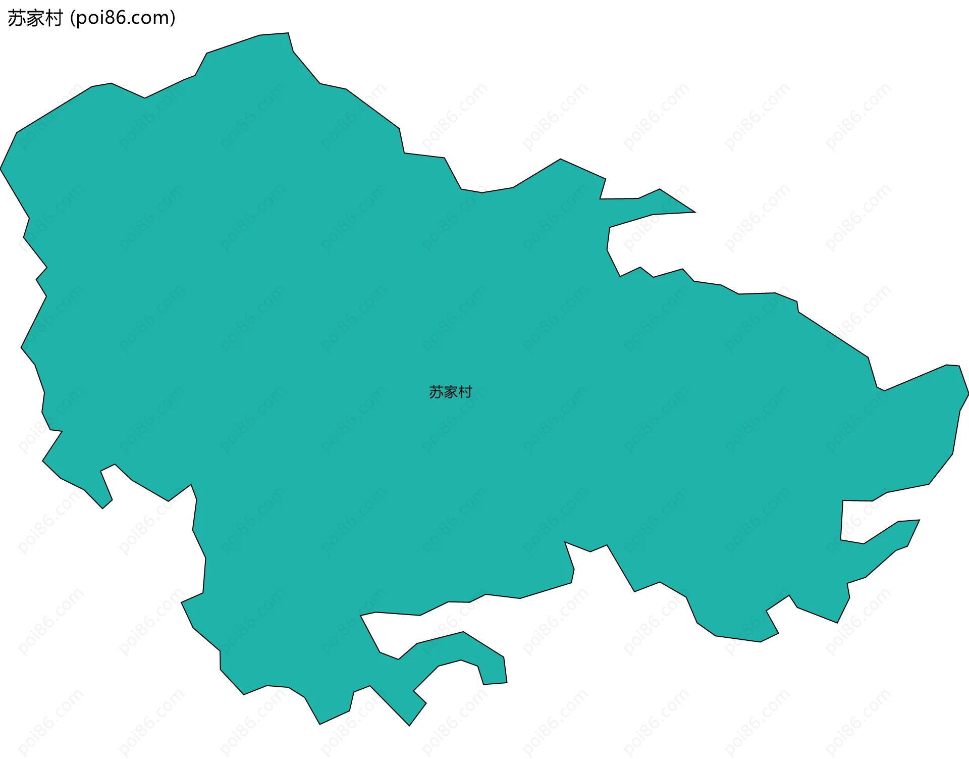 苏家村边界地图