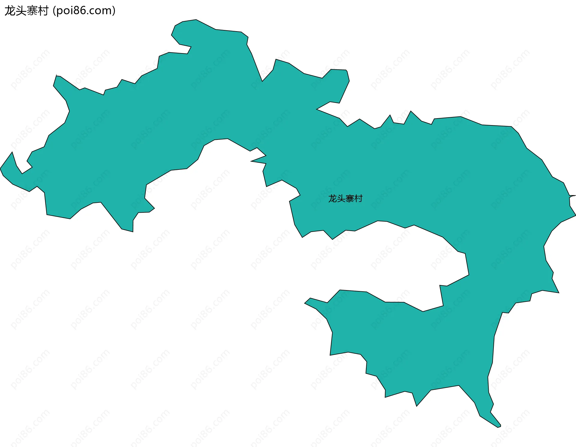 龙头寨村边界地图