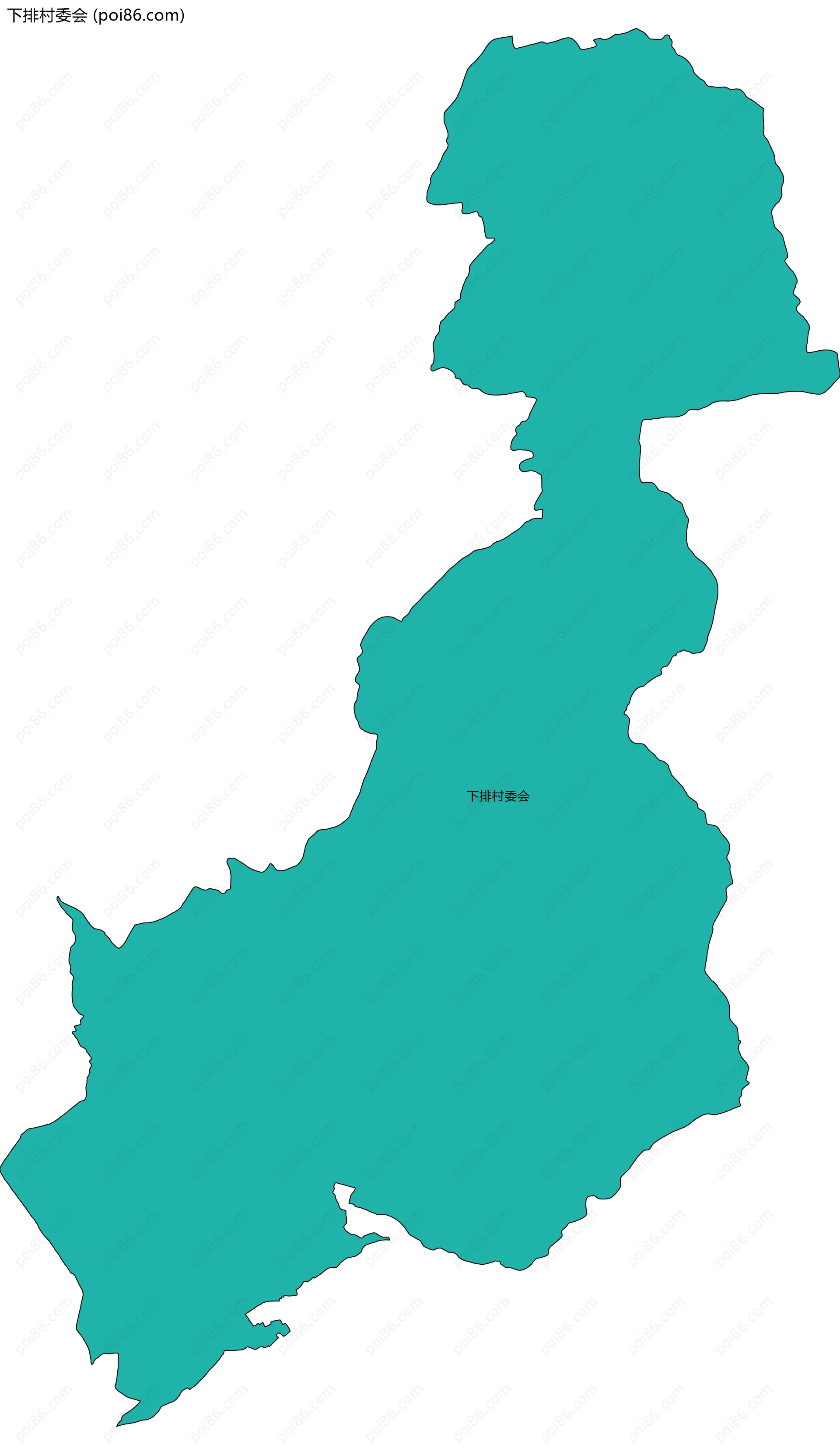 下排村委会边界地图