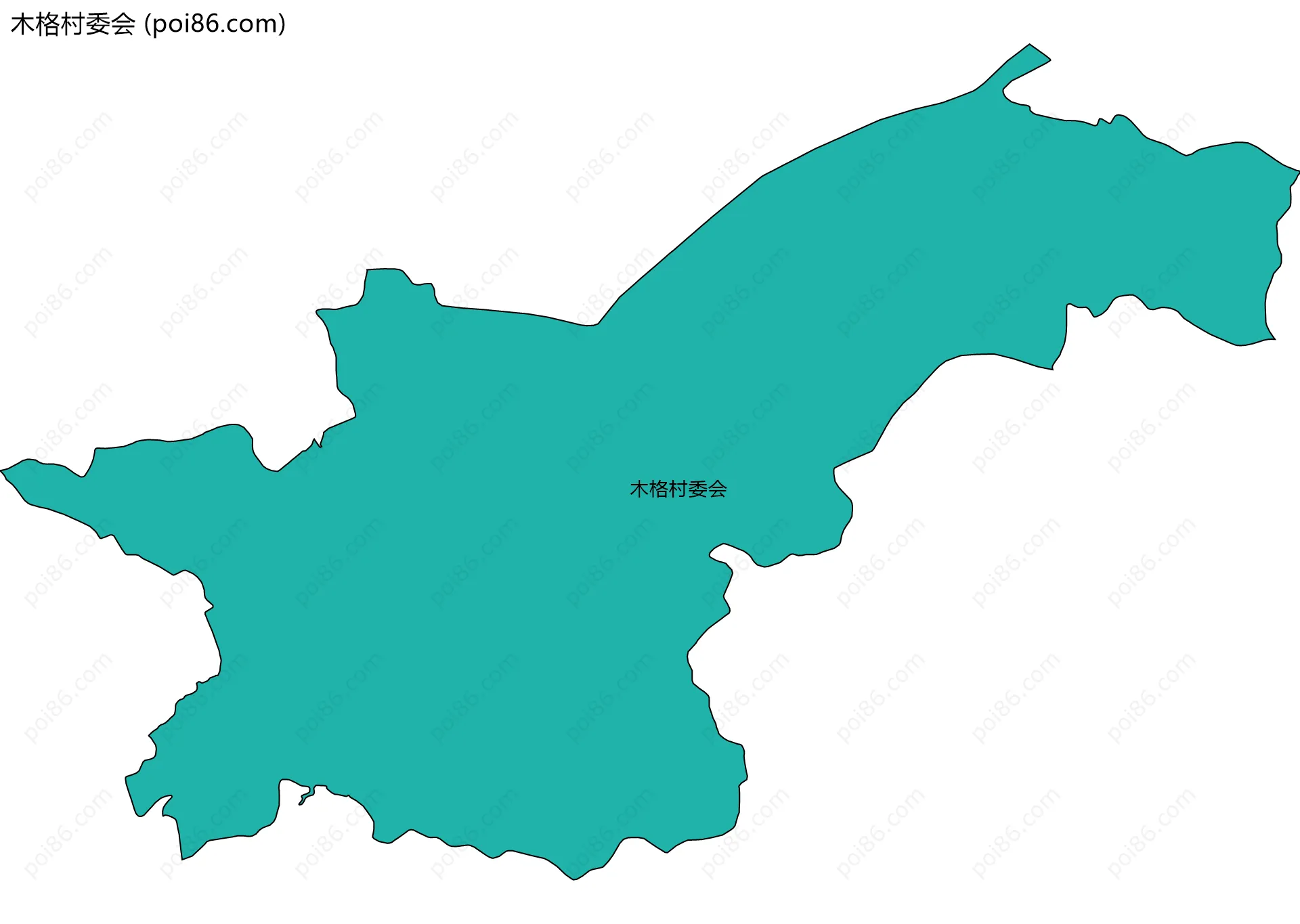 木格村委会边界地图